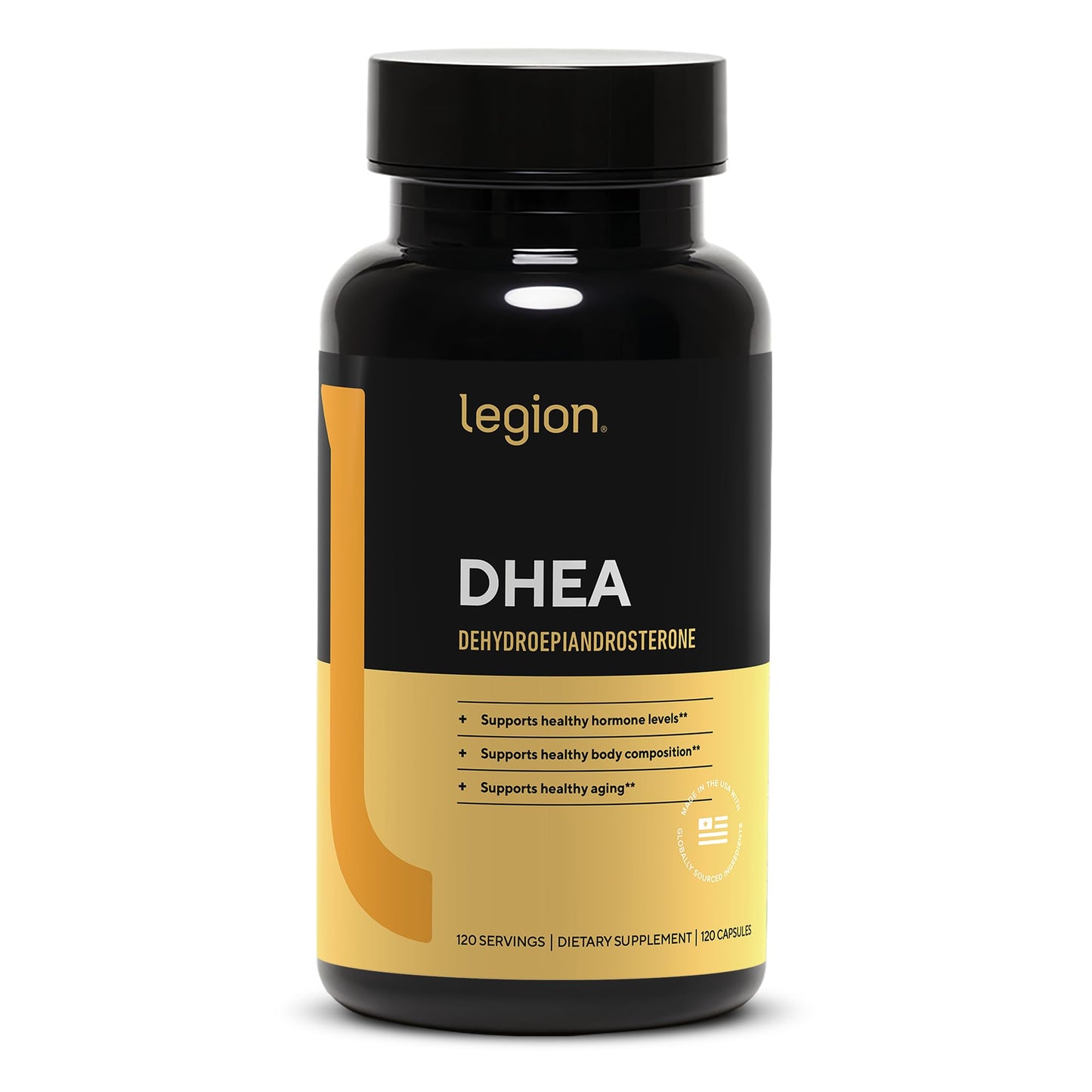 Legion DHEA 50mg Capsule, 120 Count