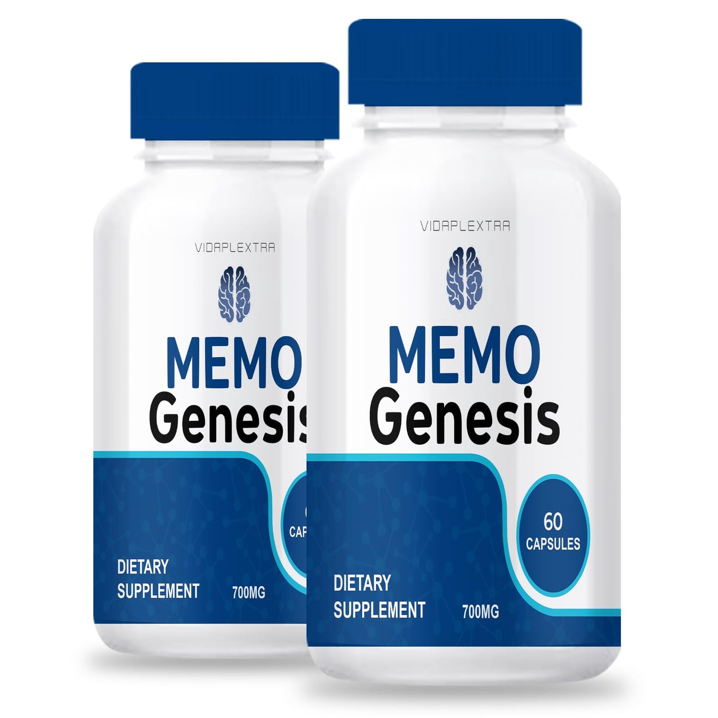 VIDAPLEXTRA Memo Genesis Capsules, 120 Count