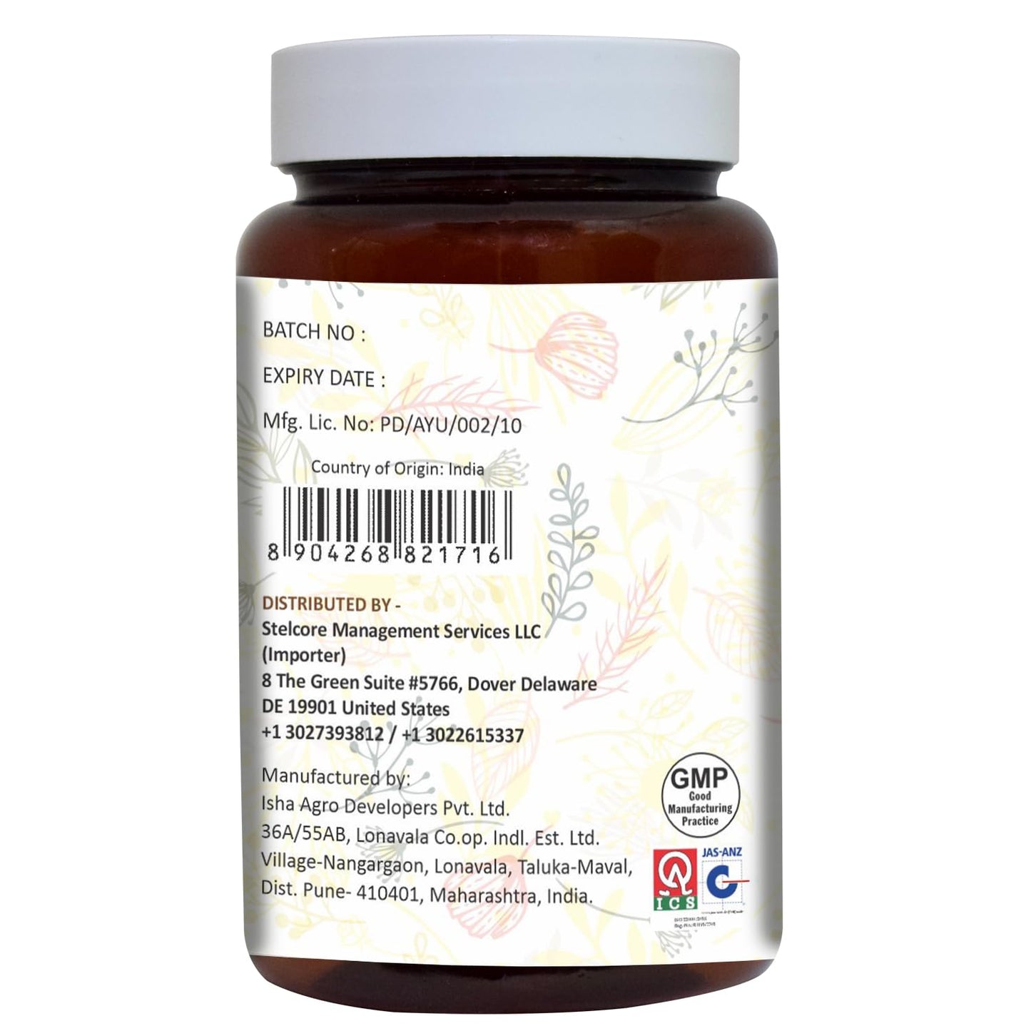 AYURFOREST Guggul Vegie Capsule with Arjuna Extract 1000 mg, 120 Capsules