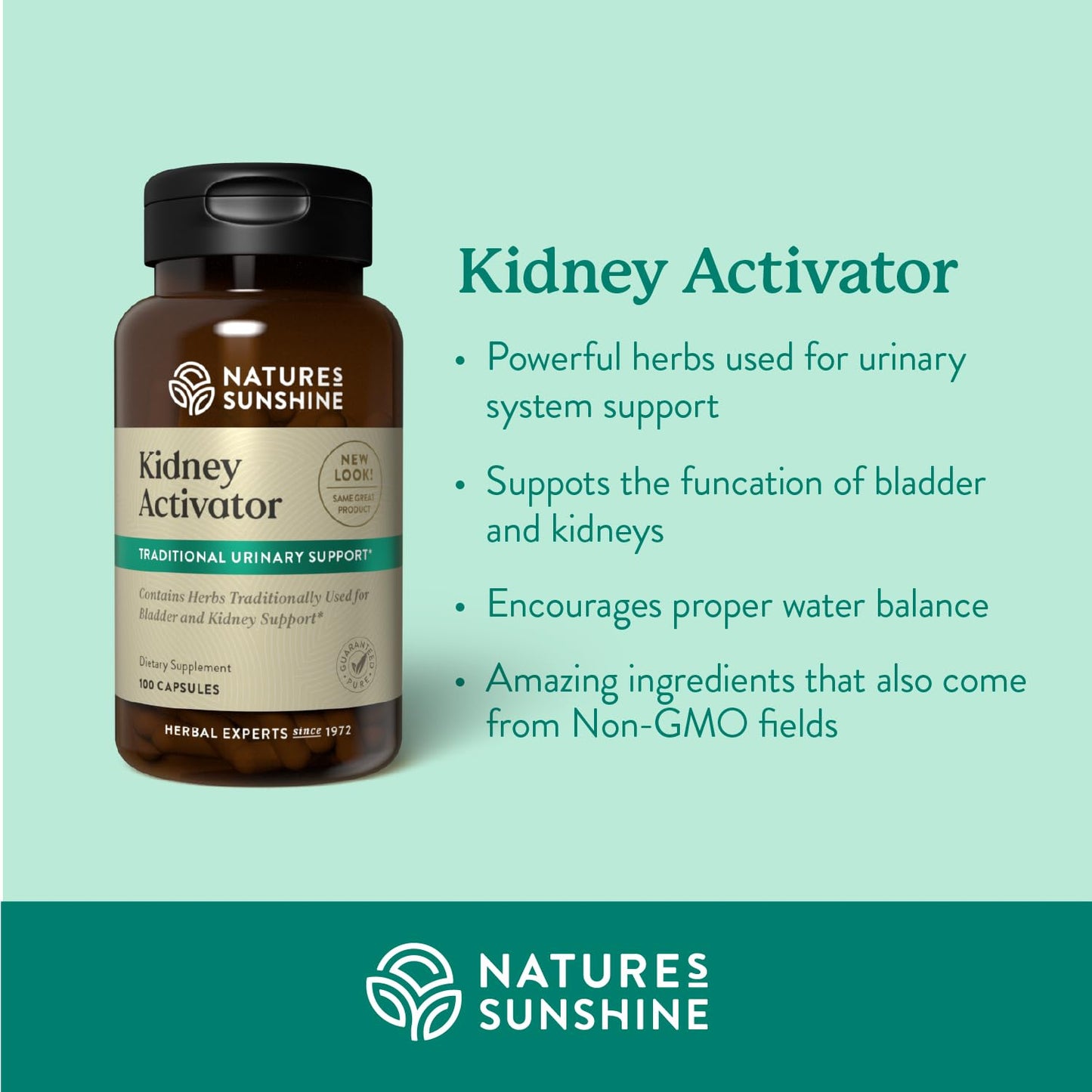 Nature's Sunshine Kidney Activator Capsules 100