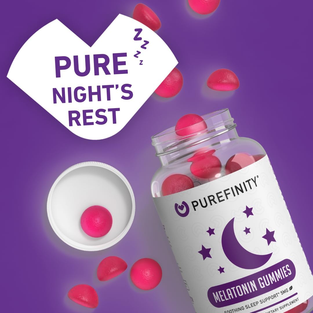 PUREFINITY Melatonin Gummies for Kids 5mg, 120 Count