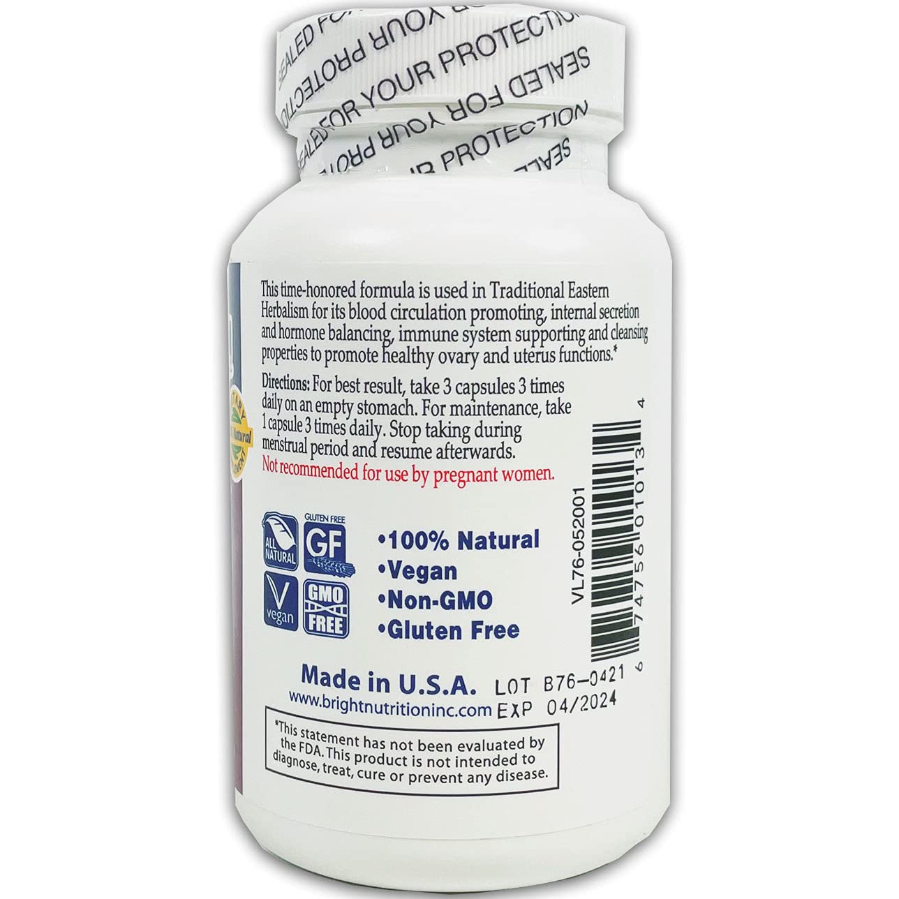 Bright Nutrition FibroBlend Capsules 120 Count