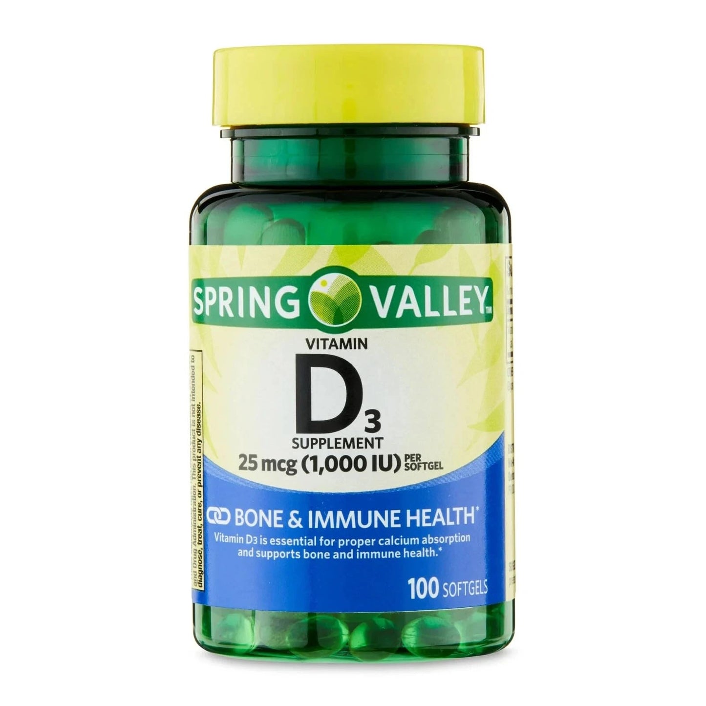 NEWCHEERS Vitamin D3 1000 IU Softgels, 100 Count