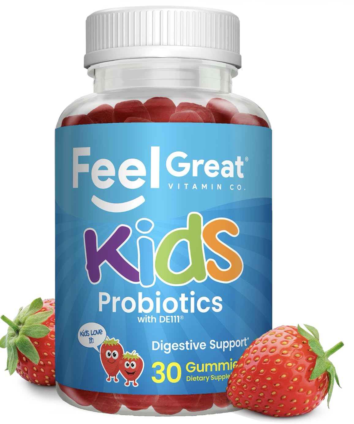 The Feel Great Vitamin Company Kids Probiotics Gummy 30 Count
