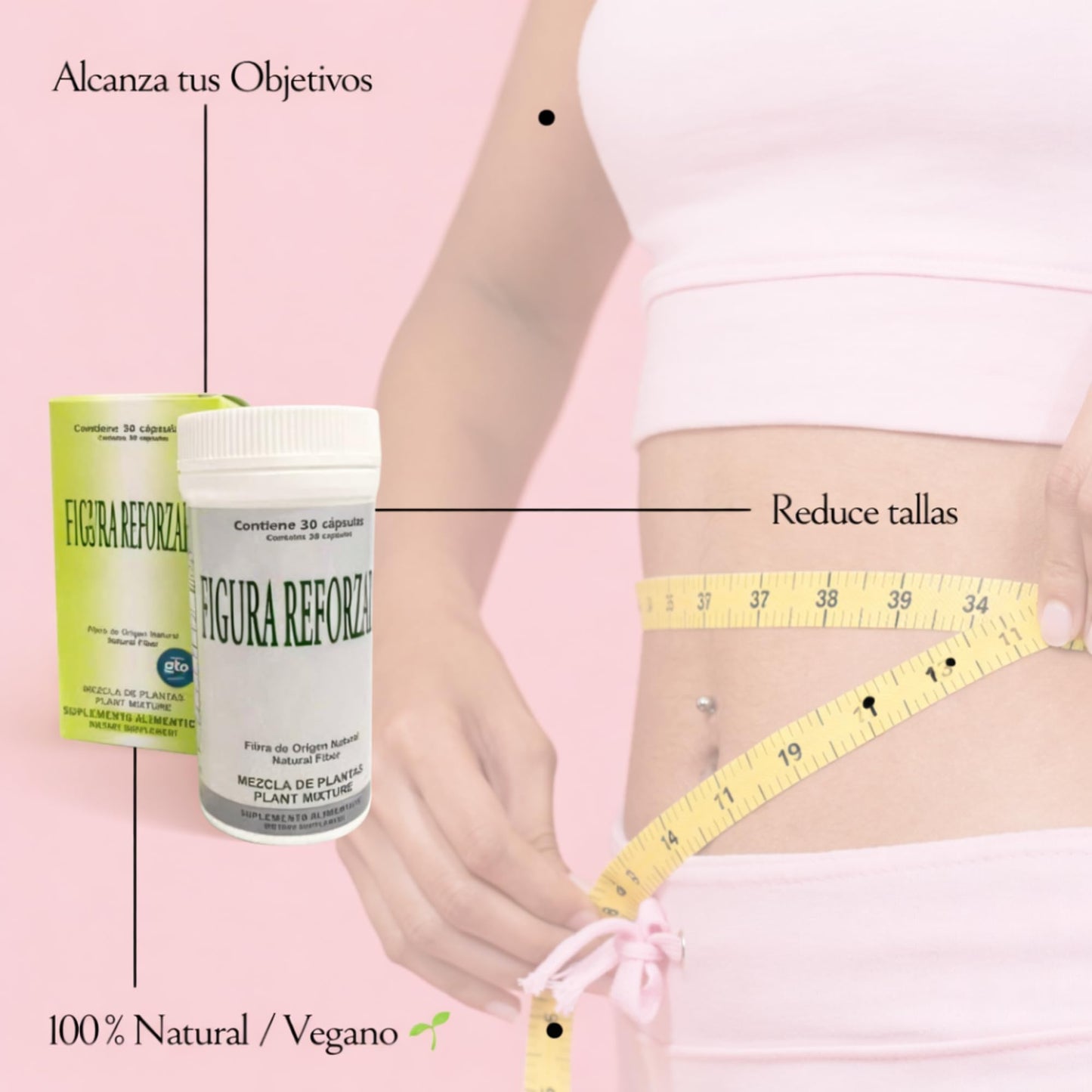 Tu Salud Plus Figura Reforzado Fiber Supplement Capsules 30