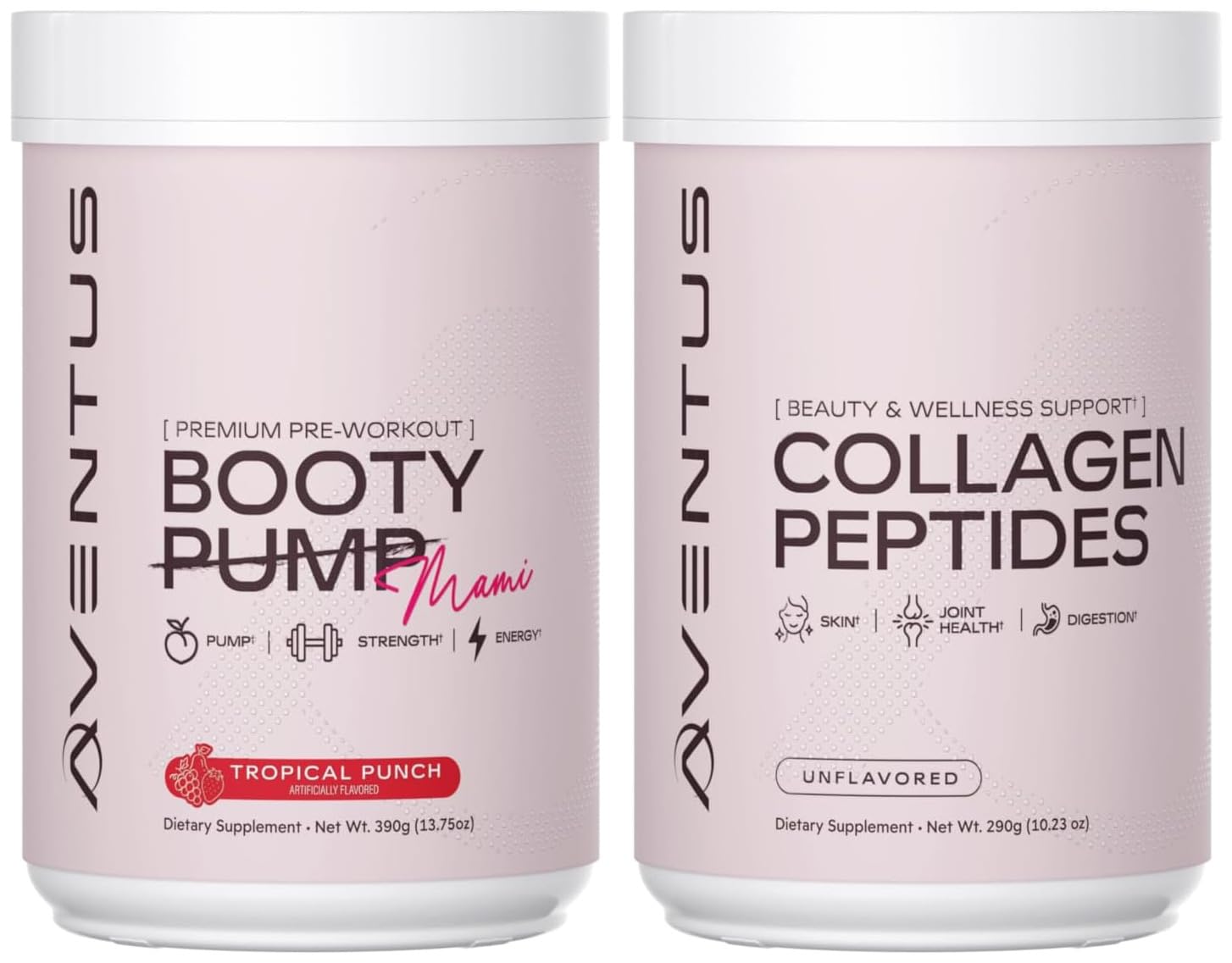 Aventus Booty Pump Tropical Punch + Collagen Bundle Powder, 23.98
