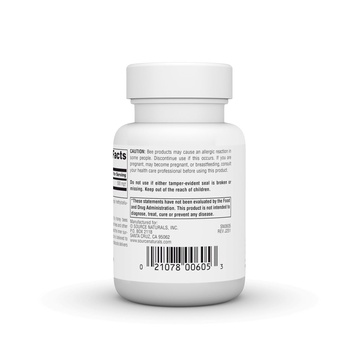 Source Naturals Propolis Extract Tablet, 30 Tablets