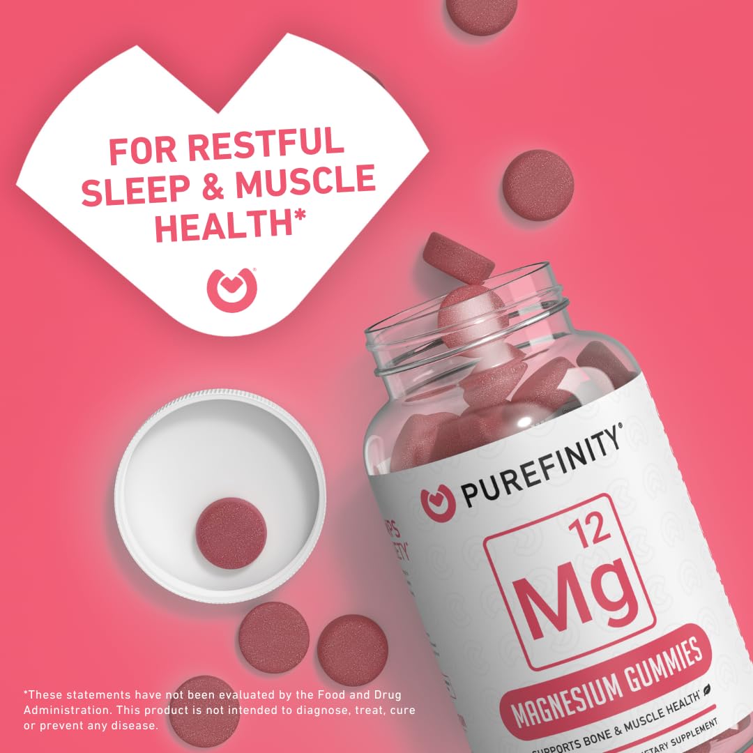 PUREFINITY Magnesium Gummies 60 Count