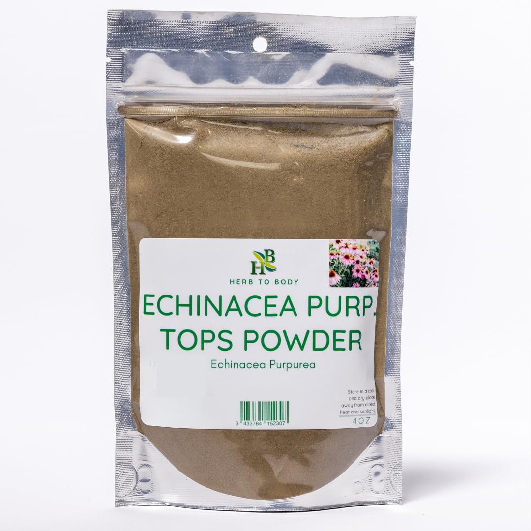 Herb To Body Echinacea Purpurea Tops Powder 4 oz