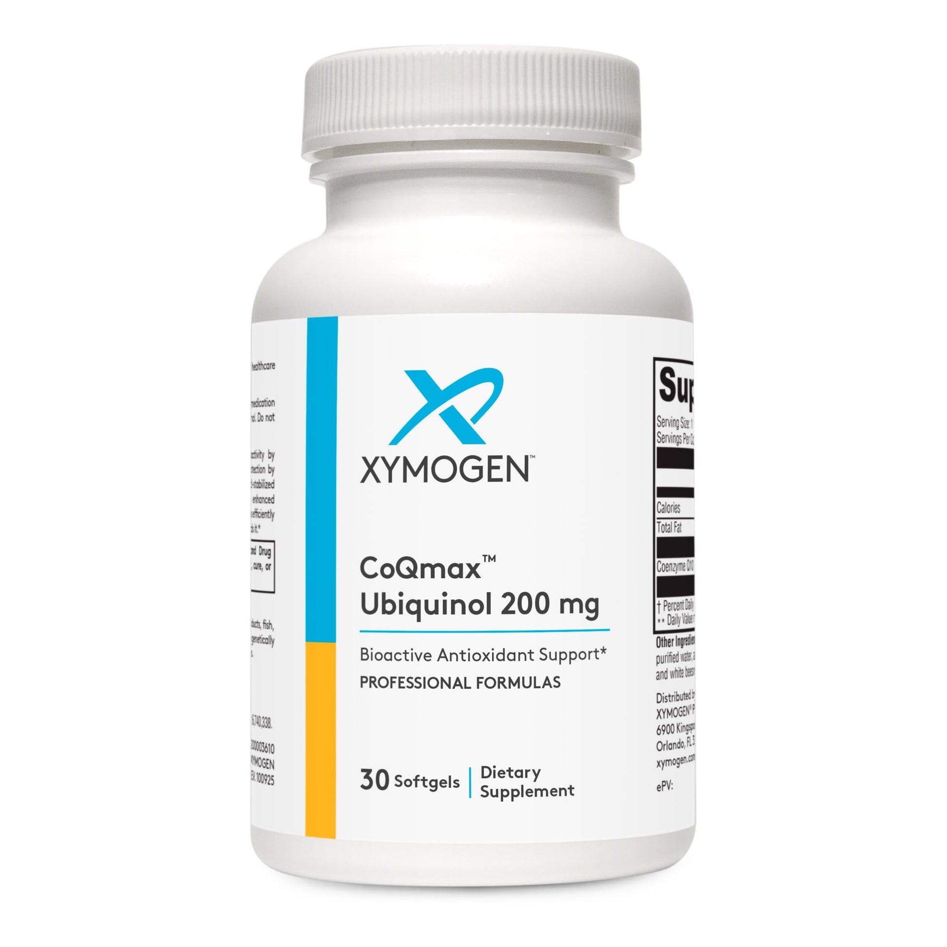 XYMOGEN CoQmax Ubiquinol Softgels 30