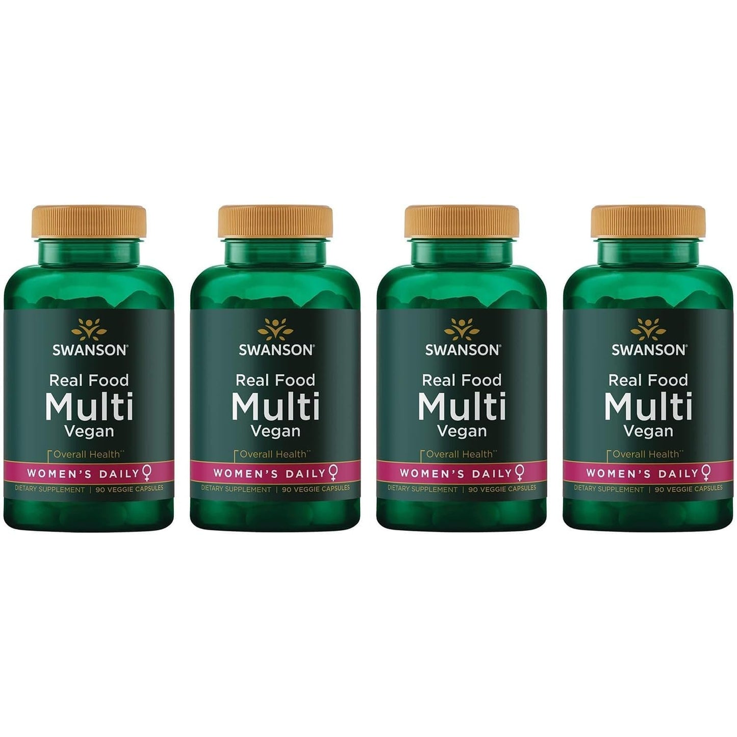 Swanson Real Food Multi Women's Multivitamin Multimineral Capsule, 360 Count
