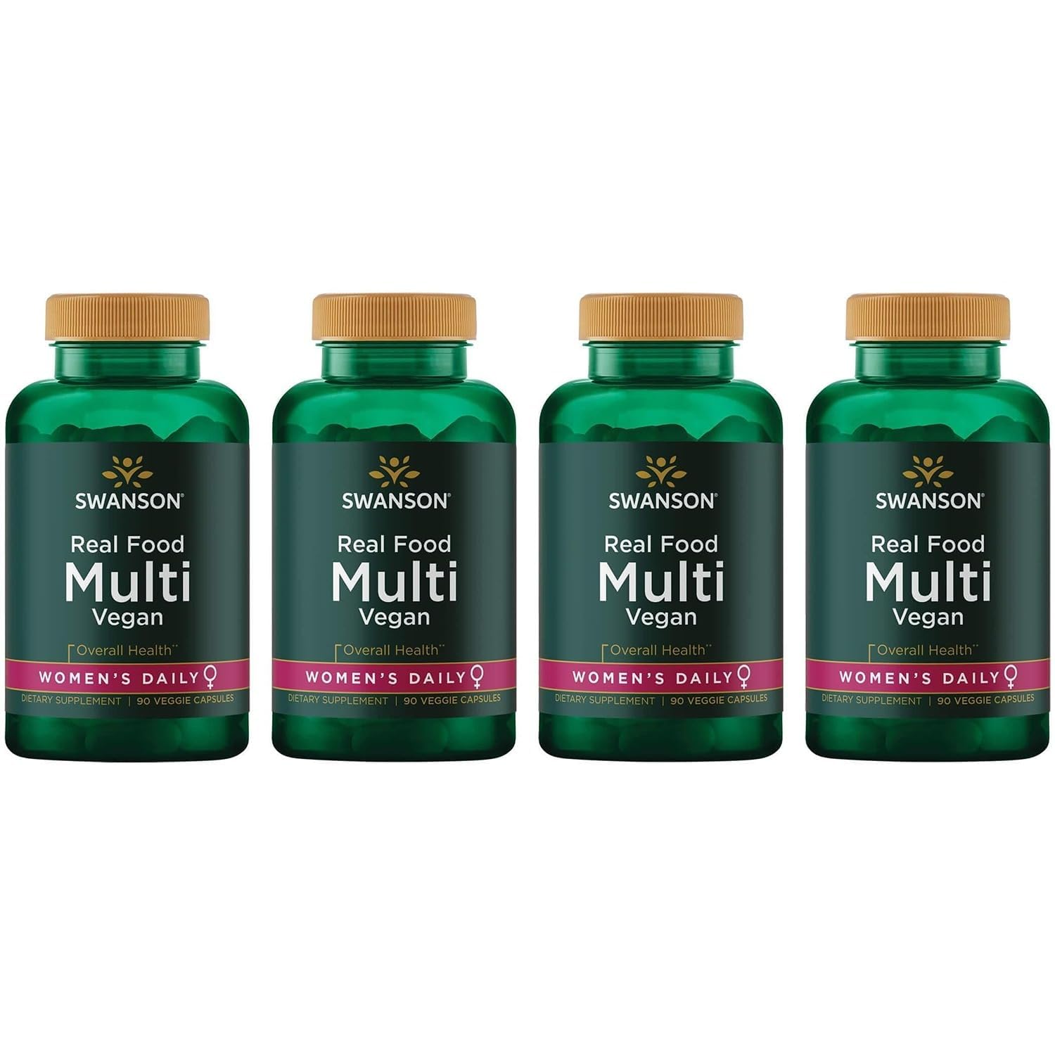 Swanson Real Food Multi Women's Multivitamin Multimineral Capsule, 360 Count