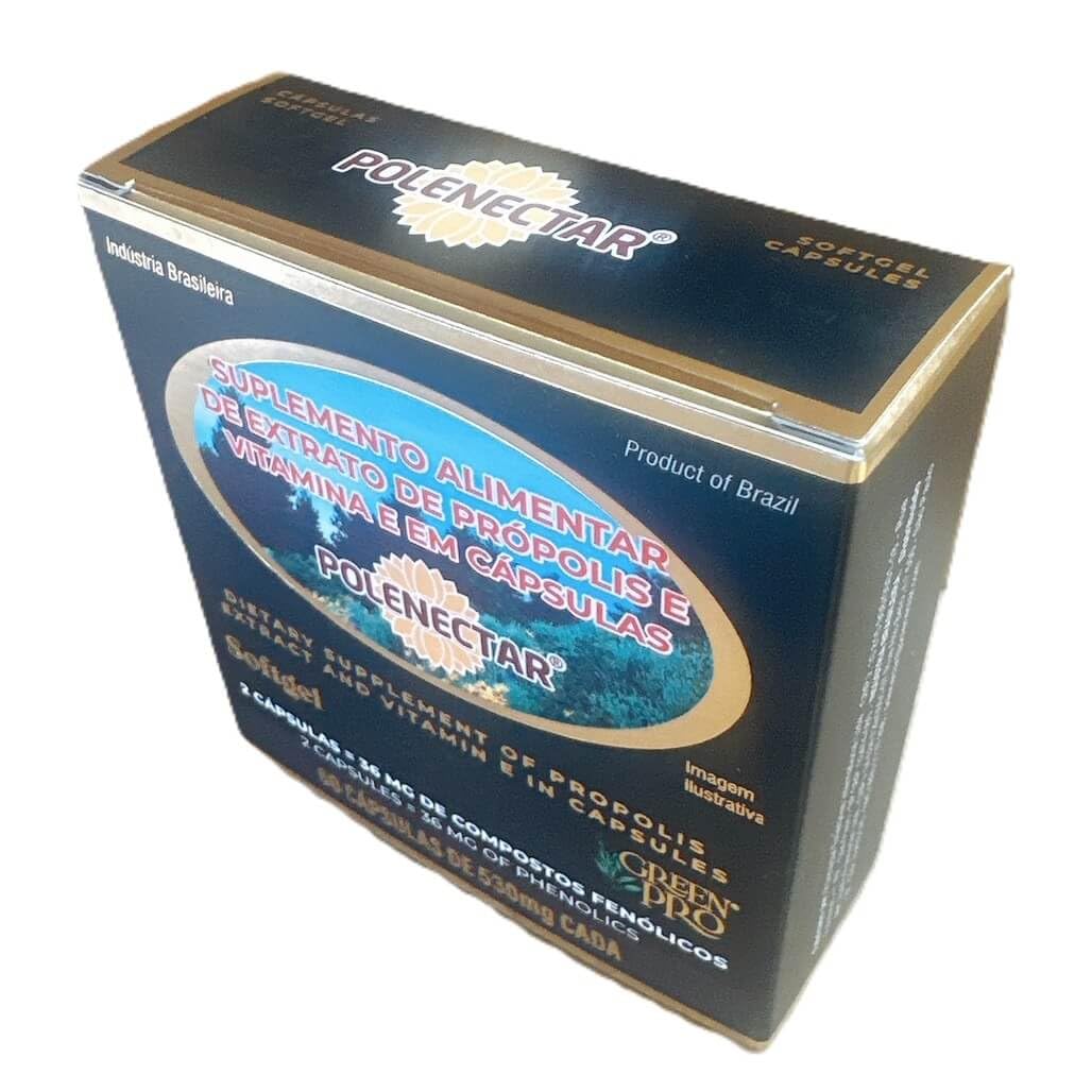 Apiario Polenectar Brazil Green Bee Propolis 300 mg Softgels 60 Count