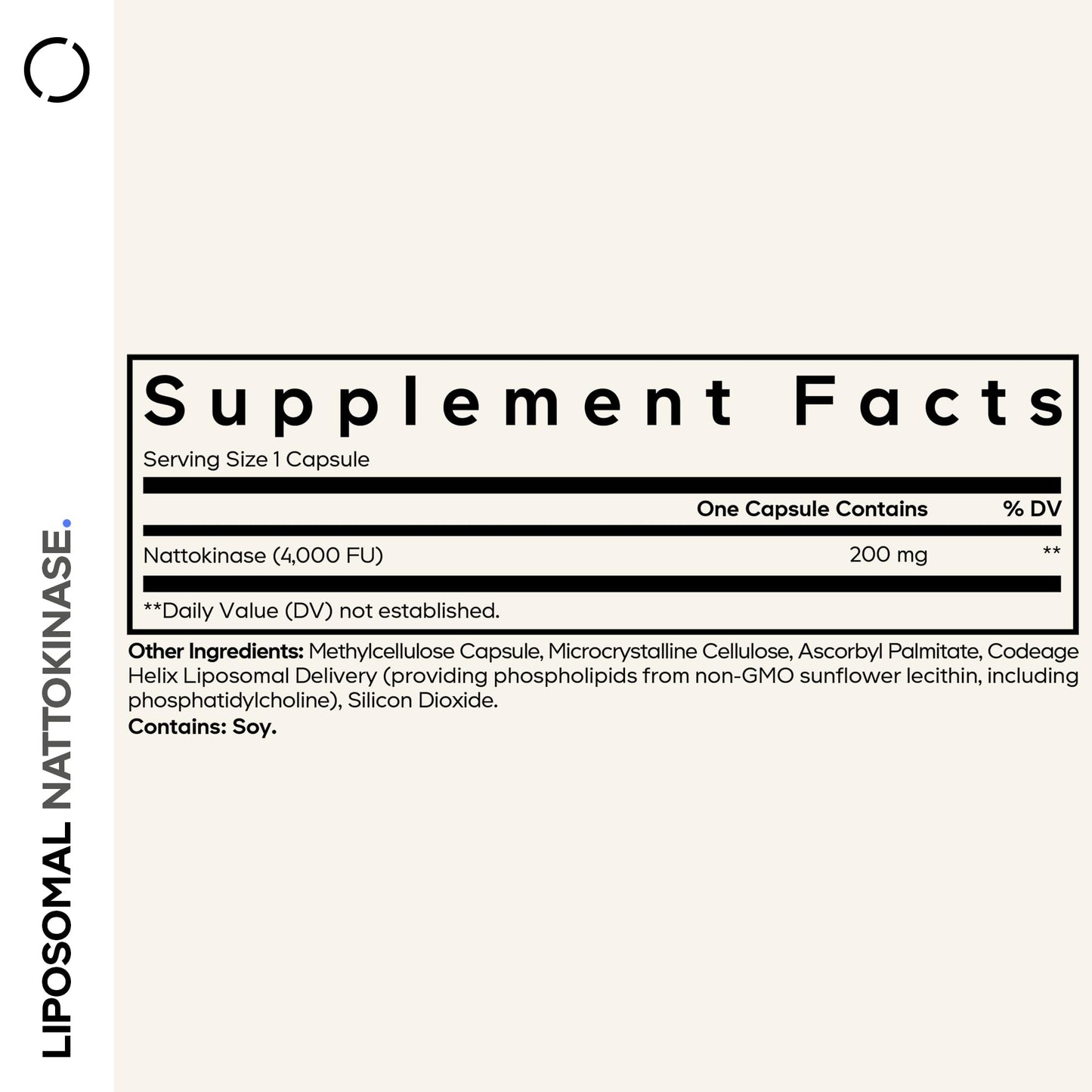 Codeage Liposomal Nattokinase Supplement – Nattokinase 4000 FU, Liposomal Delivery - Vegan, Non-GMO Capsule 90 Count