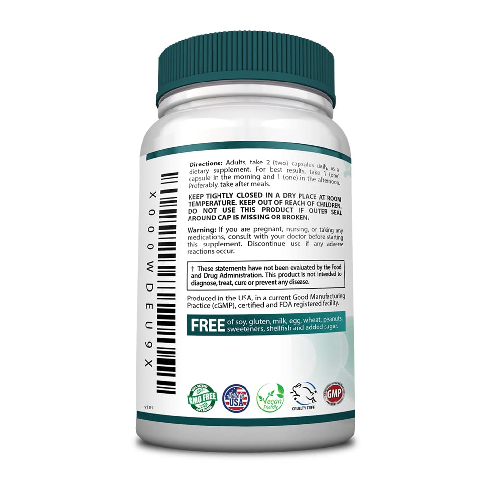 HairNu Natural Hair Growth Solution, 60 Capsules