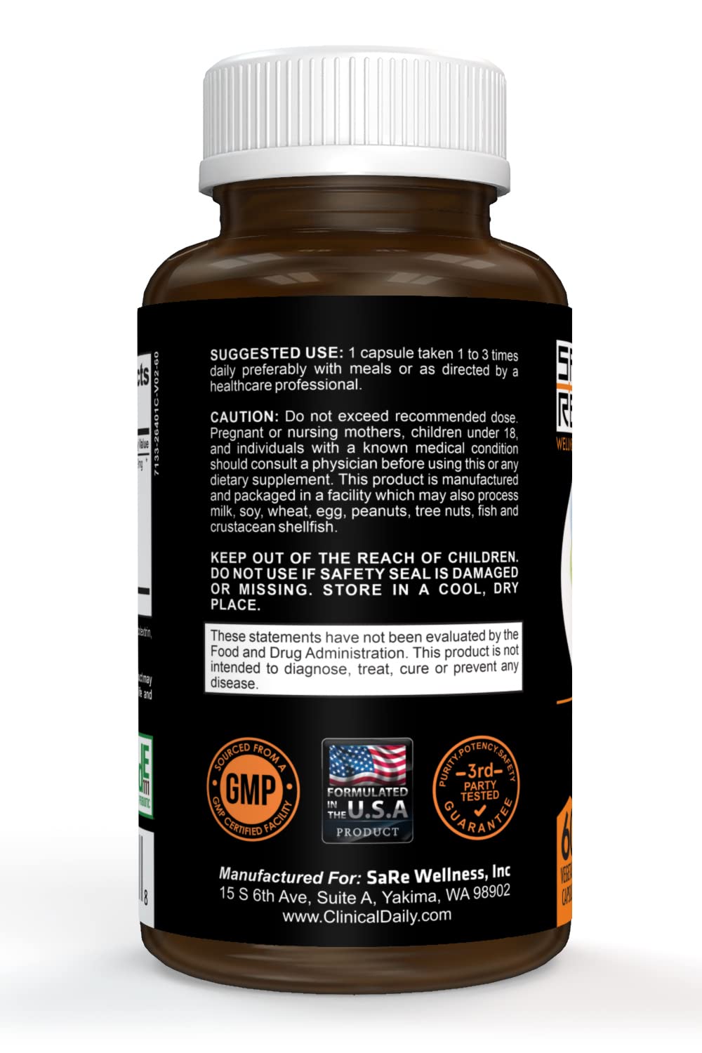 Clinical Daily Smart Defense Mega Spore Probiotic Capsule 1 Count