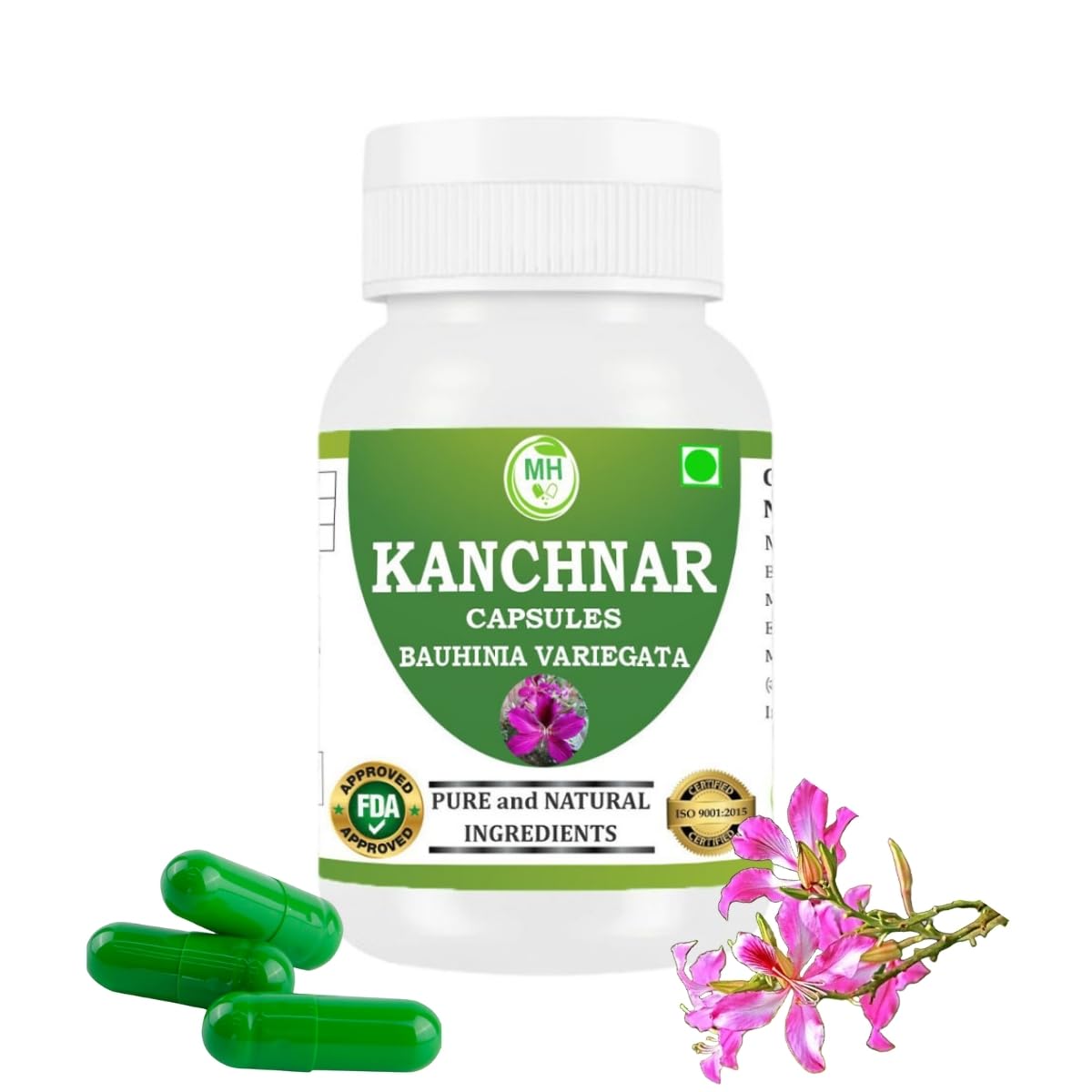 Morsan Healthcare Kanchnar 500mg Capsules, 60 Count