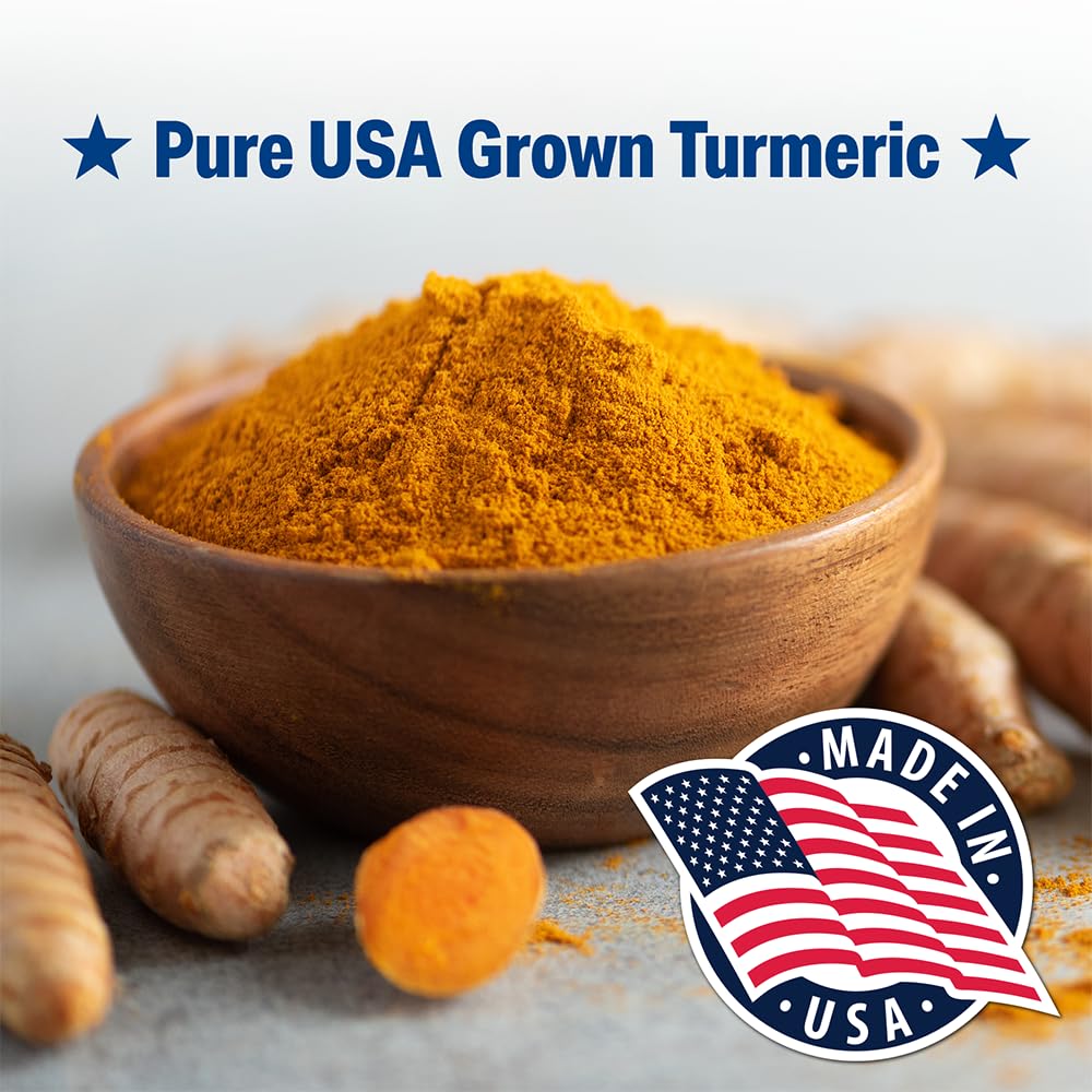 American BioSciences USA Premium Turmeric Curcumin with BioPerine 1500mg - 95% Standardized Curcuminoids & Black Pepper Extract for Enhanced Absorption - Natural Joint Support Capsules, 90