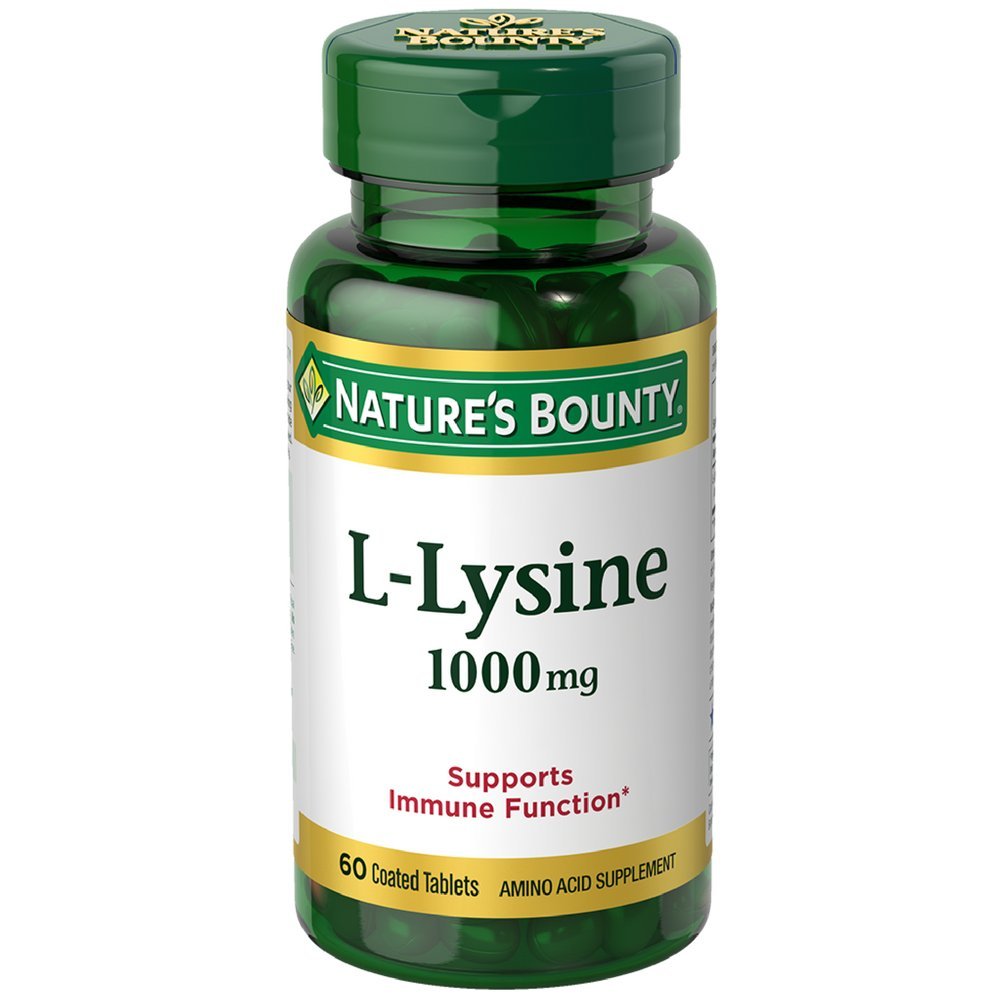 Nature's Bounty L-Lysine 1000 mg Tablets, 720 Count