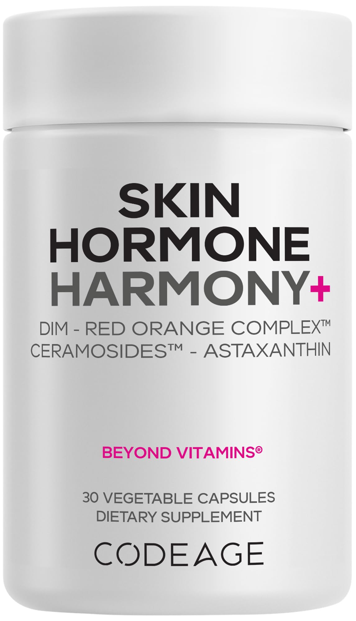 Codeage Skin Hormone Harmony+ Supplement Capsule, 30 Capsules