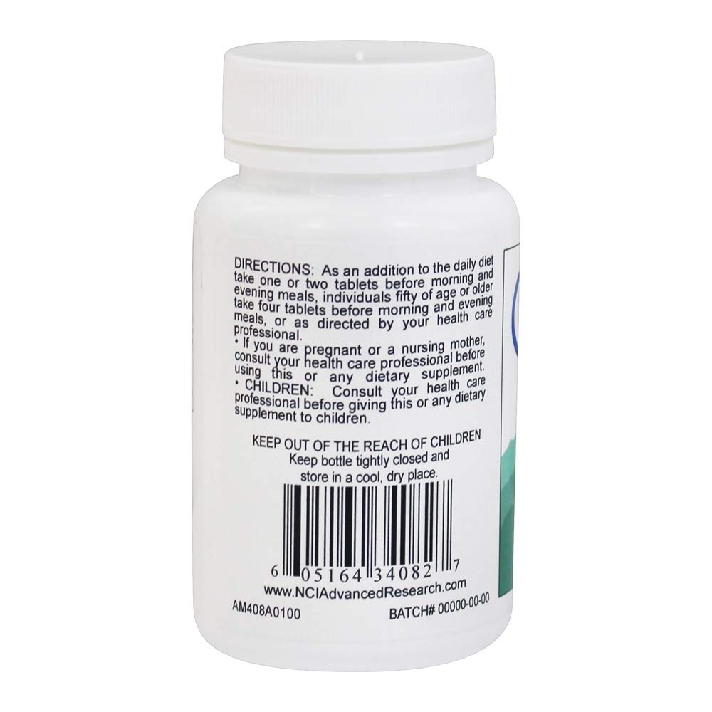 NCI Advanced Research Dr. Hans Nieper Magnesium Orotate Tablets, 500 Mg, 100 Count