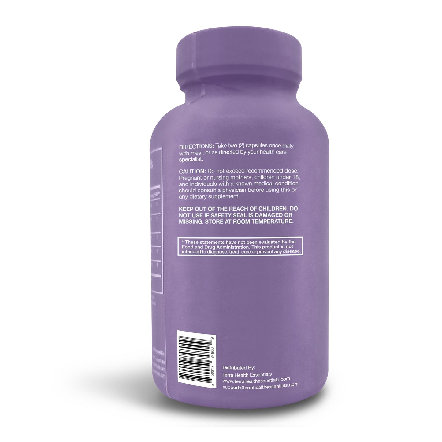 Terra Health Essentials Advanced Probiotics 50 Billion CFU Capsules, 60 Count
