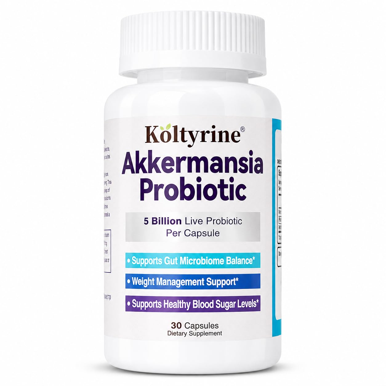 Koltyrine Akkermansia Probiotic, 30 Capsules