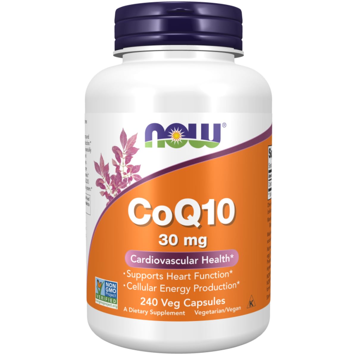 NOW Foods CoQ10 30mg Capsule, 240 Count