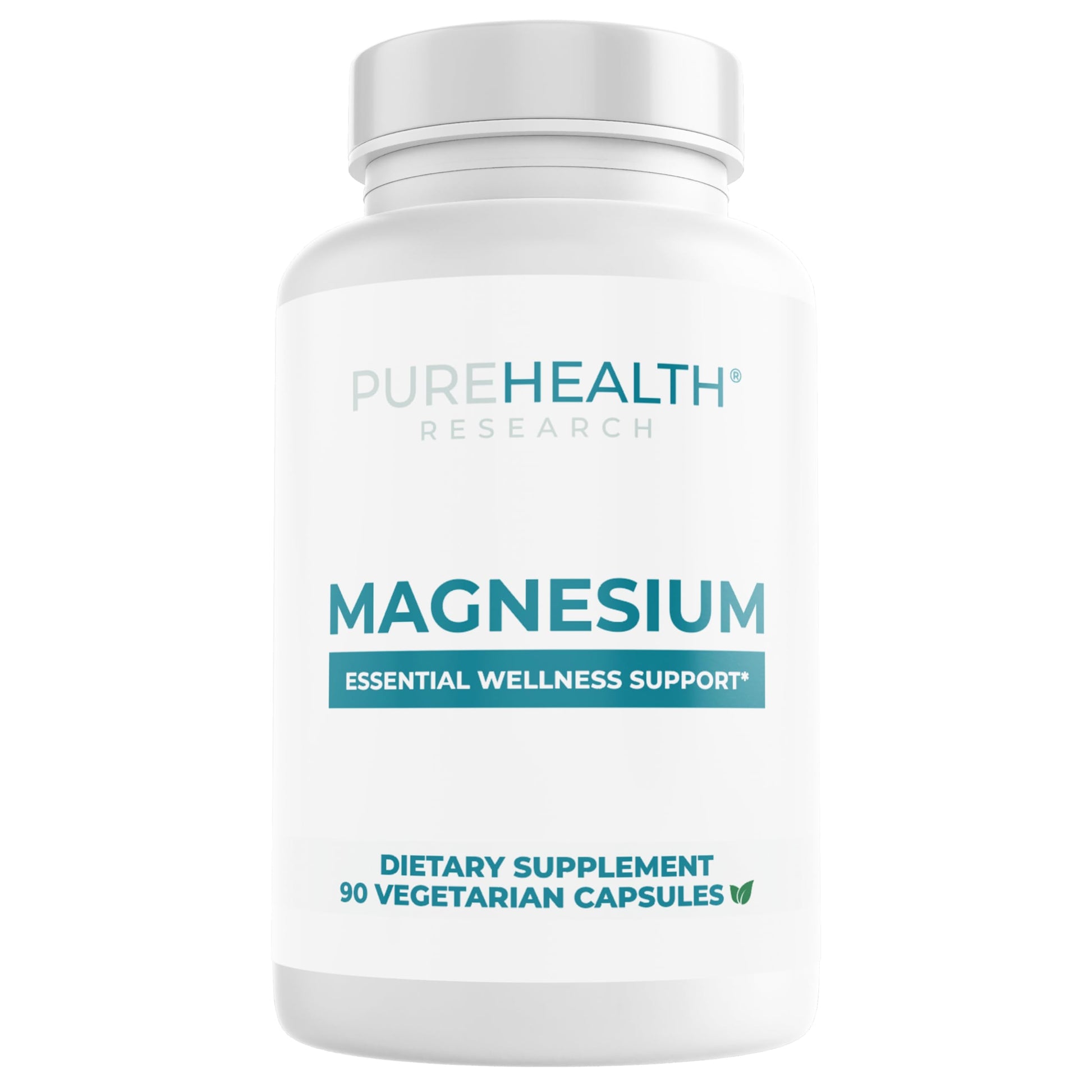 PUREHEALTH RESEARCH Magnesium Bisglycinate Chelate Capsule 90 Count