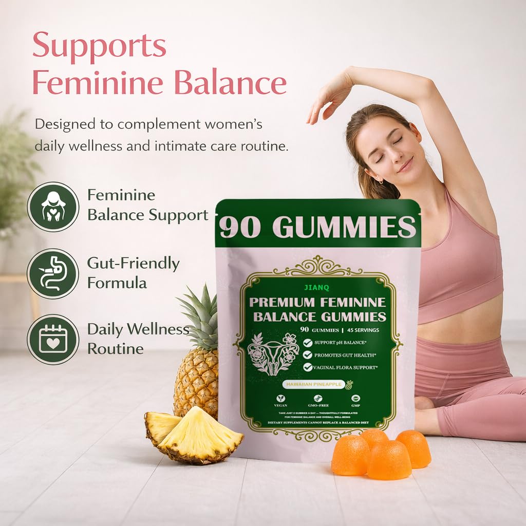 JianQ Premium Feminine Balance for Women - 90 Gummies