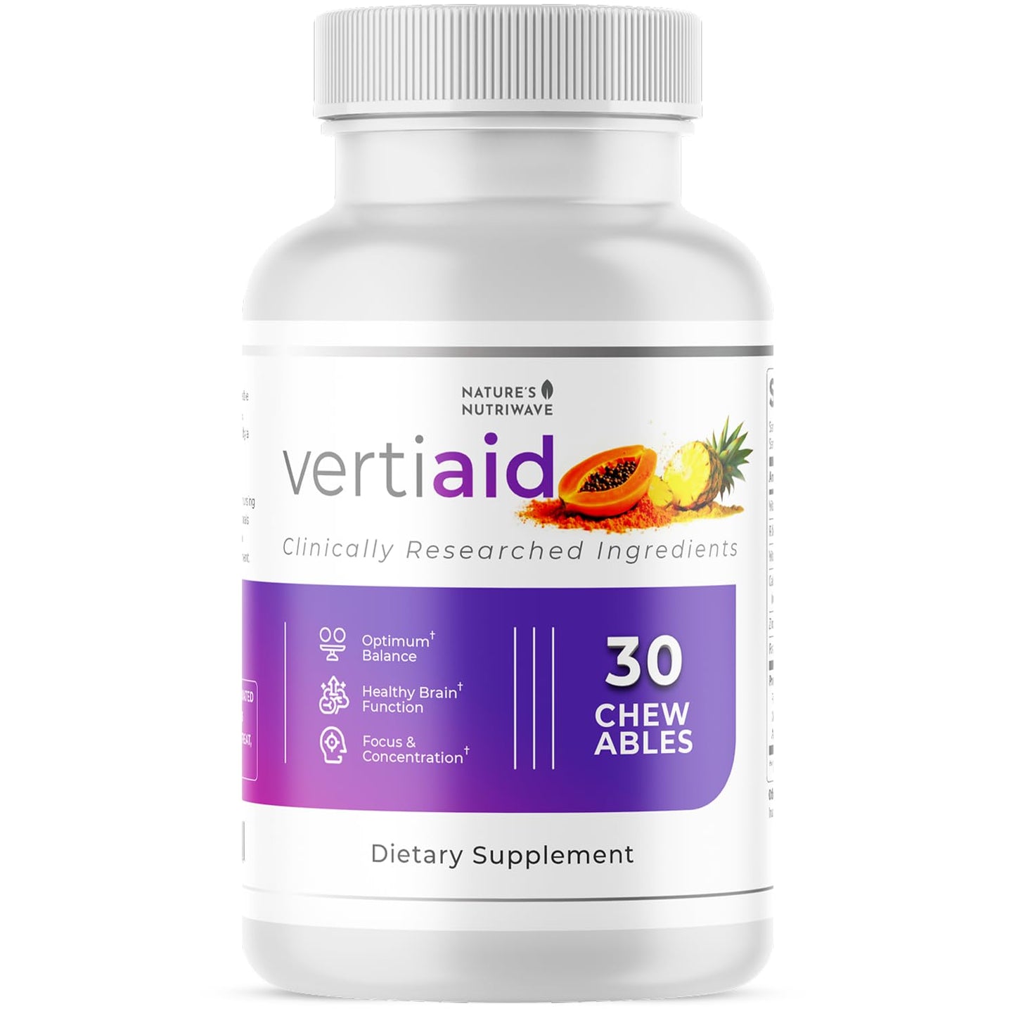 Nature’s NutriWave VertiAid Chewable Tablets 30 Count