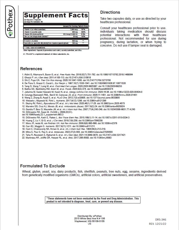 EPOTHEX Immune Support Protocol 120 Capsules