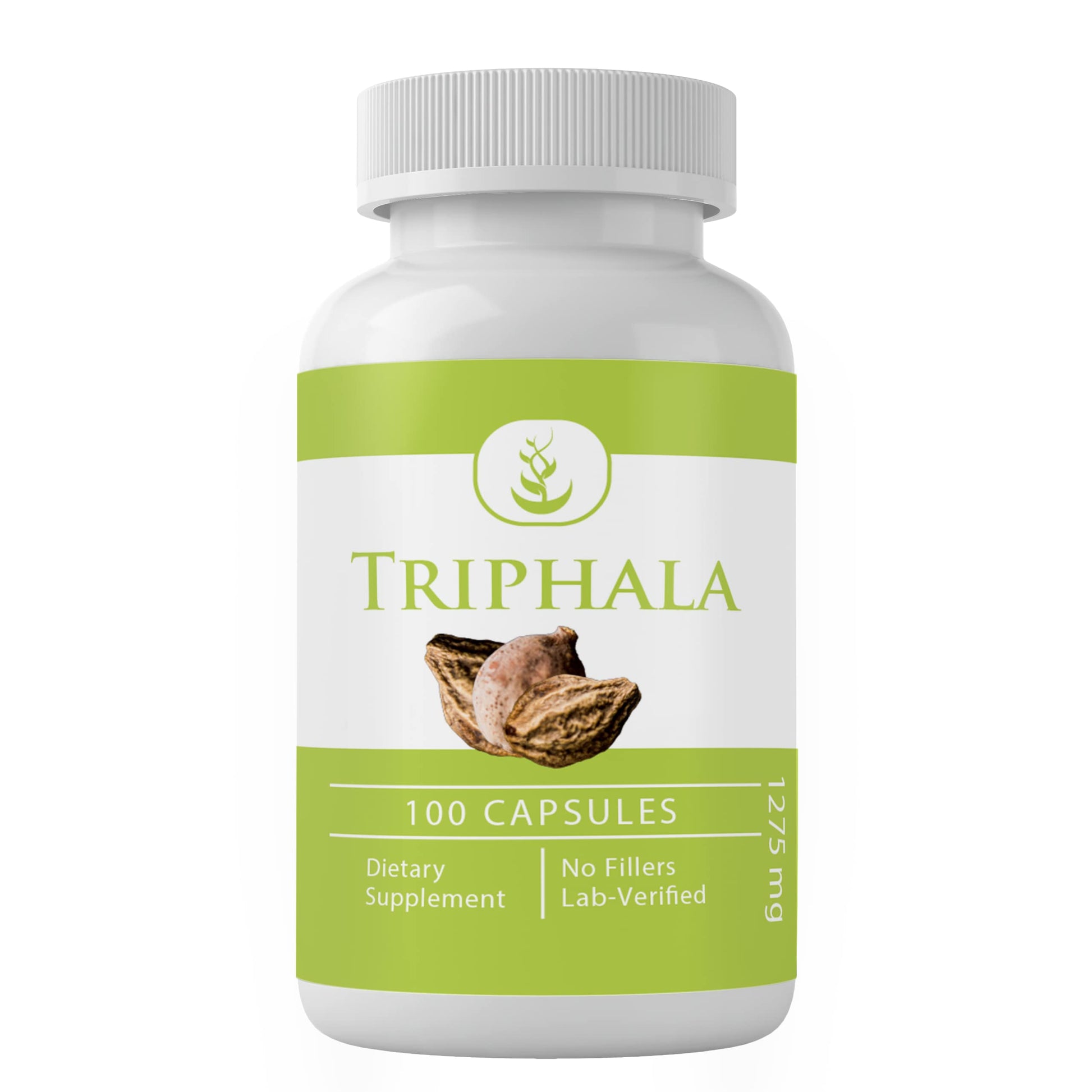 Pure Organic Ingredients Triphala Powder Capsule 100 Count