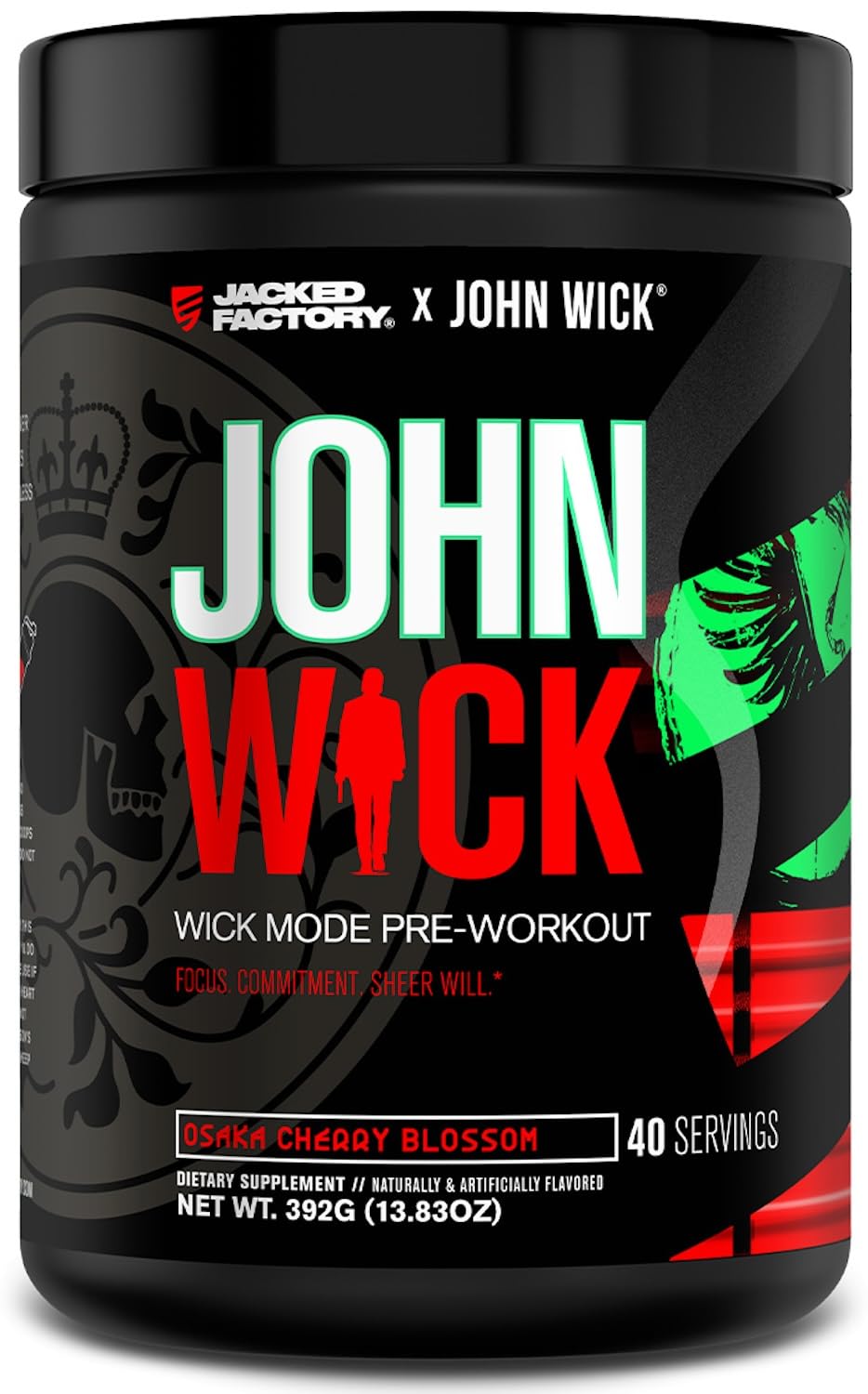 Jacked Factory Wick Mode Pre Workout Powder 40 Servings
