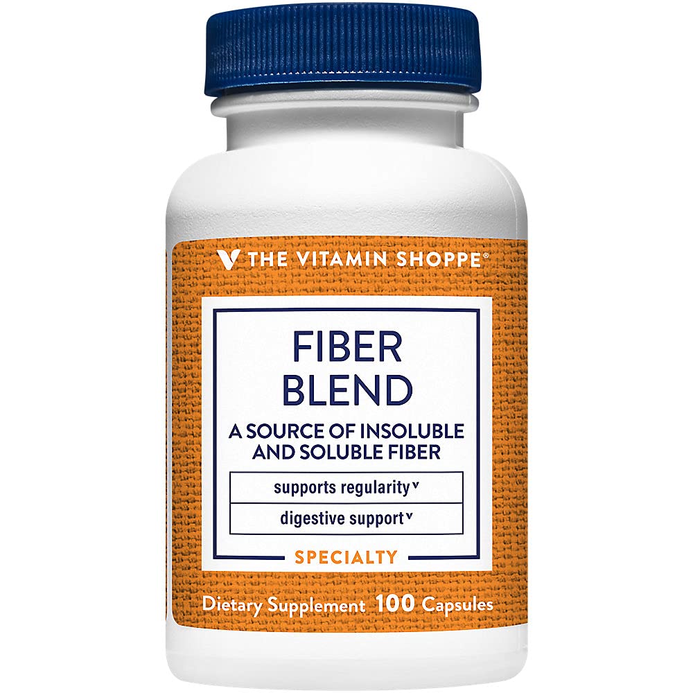 The Vitamin Shoppe Fiber Blend Capsules, 100 Count