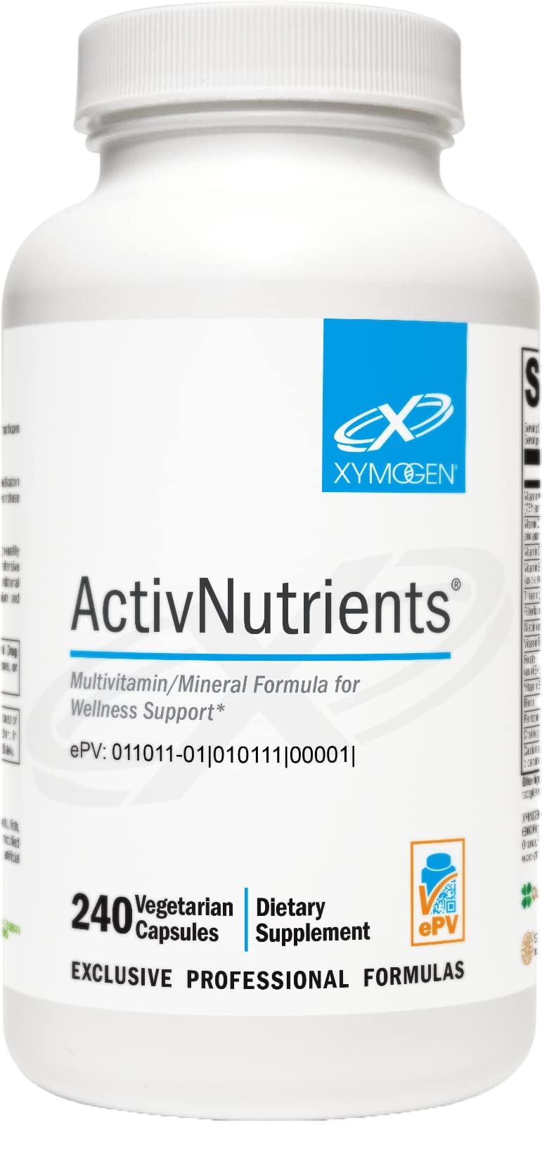 XYMOGEN ActivNutrients Multivitamin & Multimineral Formula Capsule, 240 Count