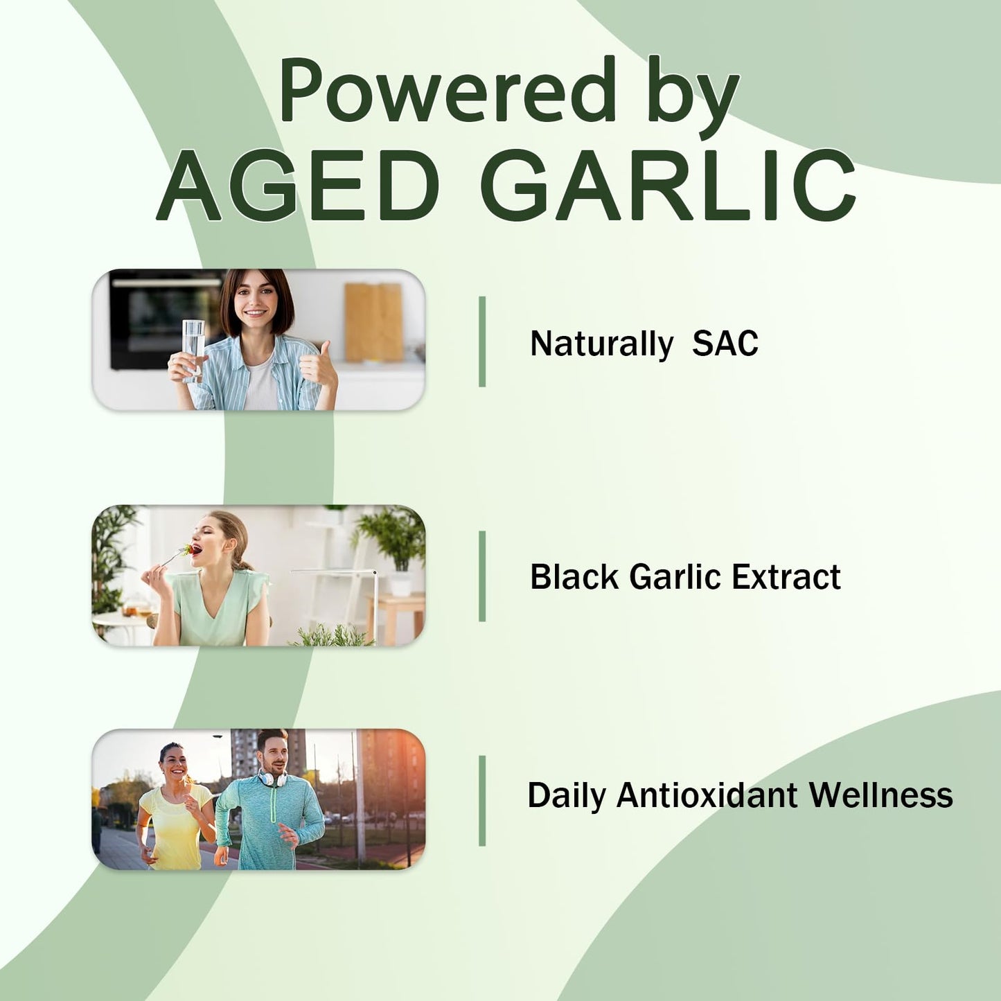 Asolla Qocore Aged Black Garlic, Aged Garlic Extract Capsule 1