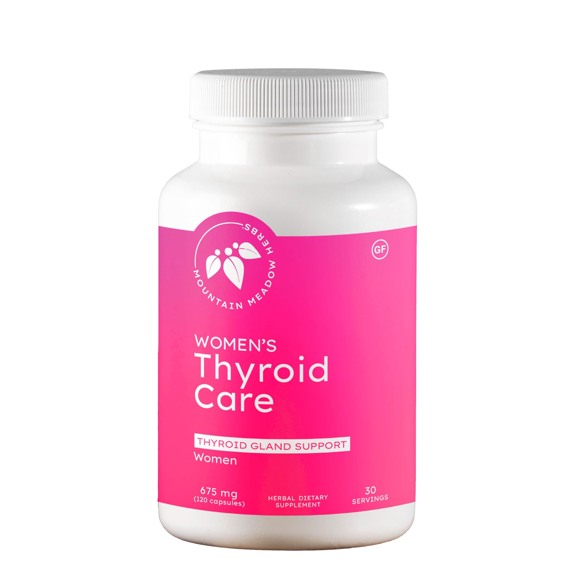 Mountain Meadow Herbs Women's Thyroid Care Capsules, 120 Count