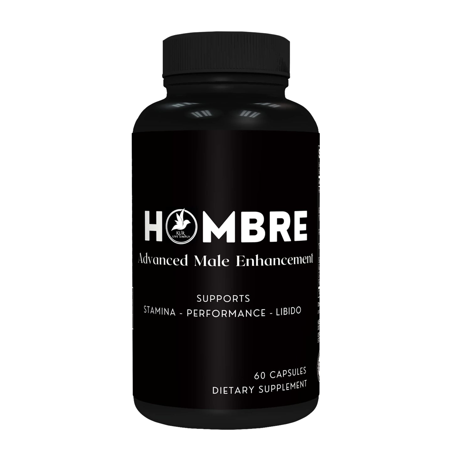 KUR Live Simply Hombre Male Enhancing Supplement 60 Capsules