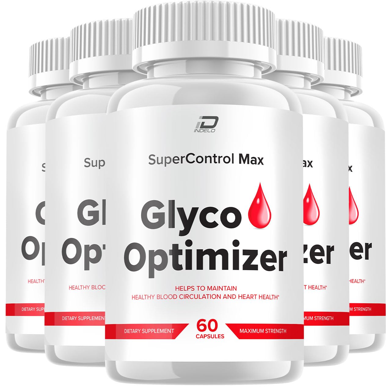 Indelo Super Control Max Glycogen Support Capsules, 300 Capsules