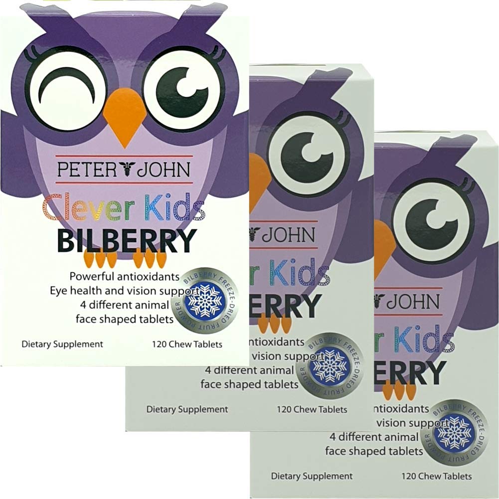 HEALTHFARM Kids Vision Support Bilberry Tablets 3 Pack