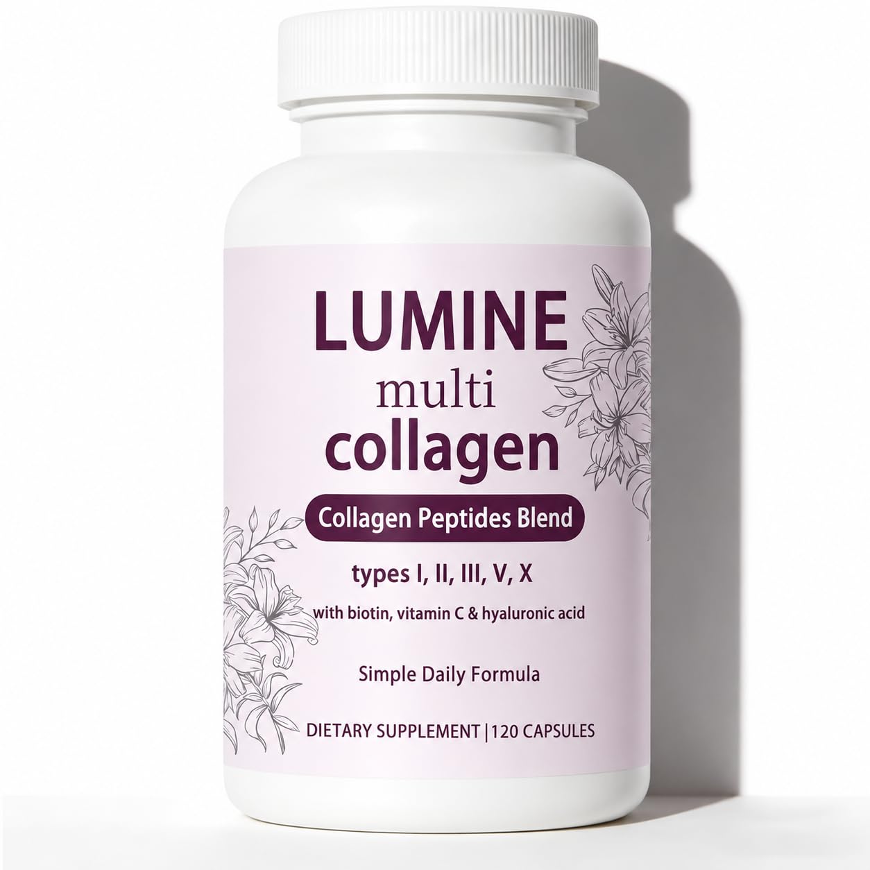 LUMINE Collagen Peptides Capsule 120 Count