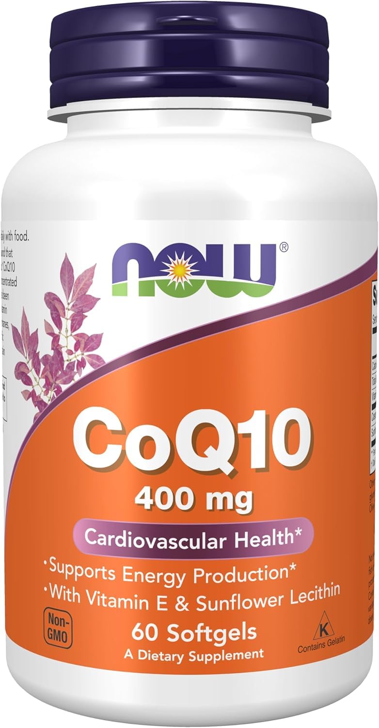 NOW Foods CoQ10 400 mg Softgels 60