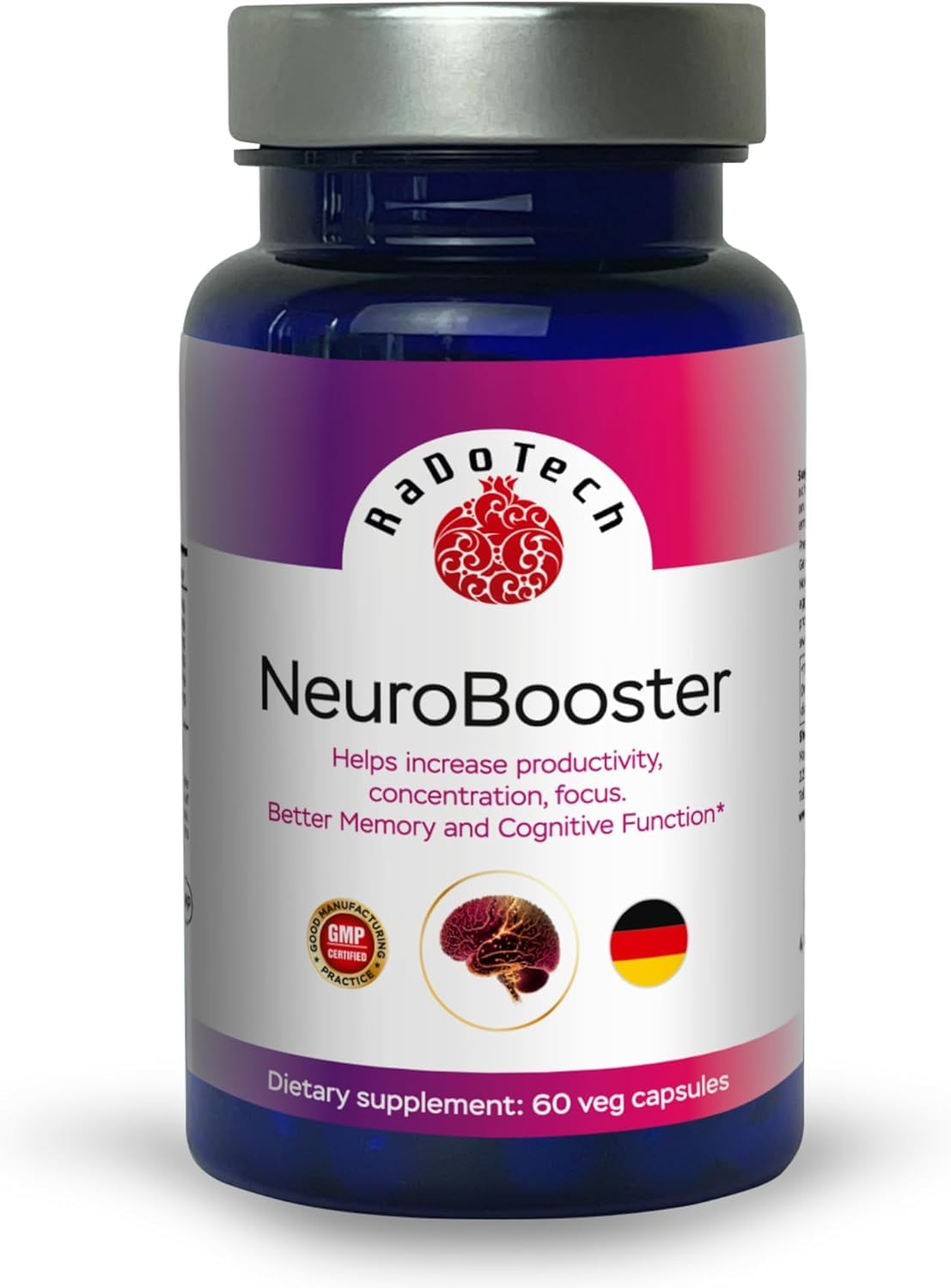 RaDoTech c Brain Supplement 180 Capsules