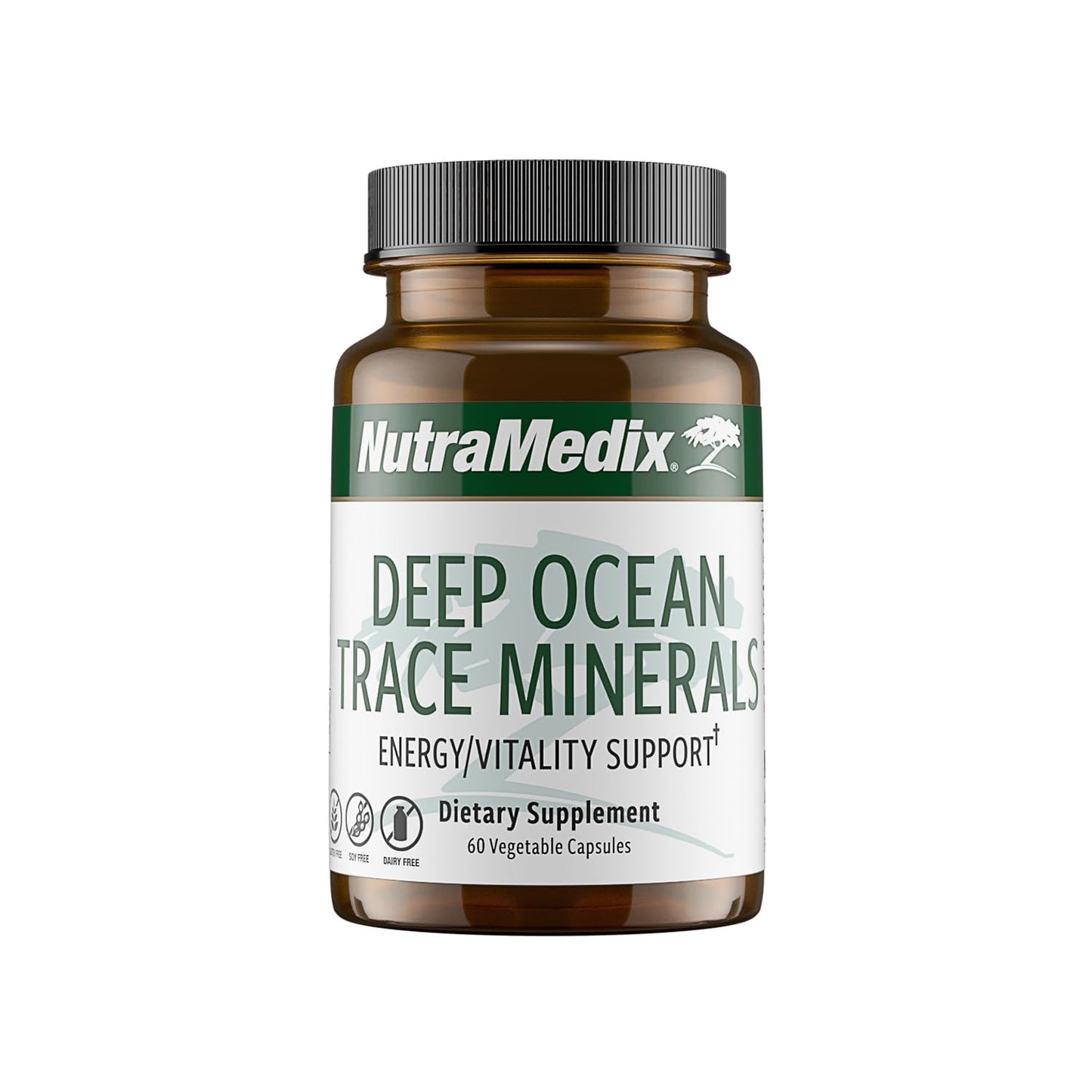 NutraMedix Deep Ocean Trace Minerals 1,000mg Capsules, 60 Count