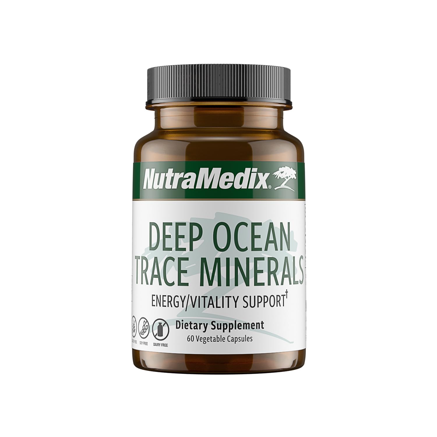 NutraMedix Deep Ocean Trace Minerals 1,000mg Capsules, 60 Count