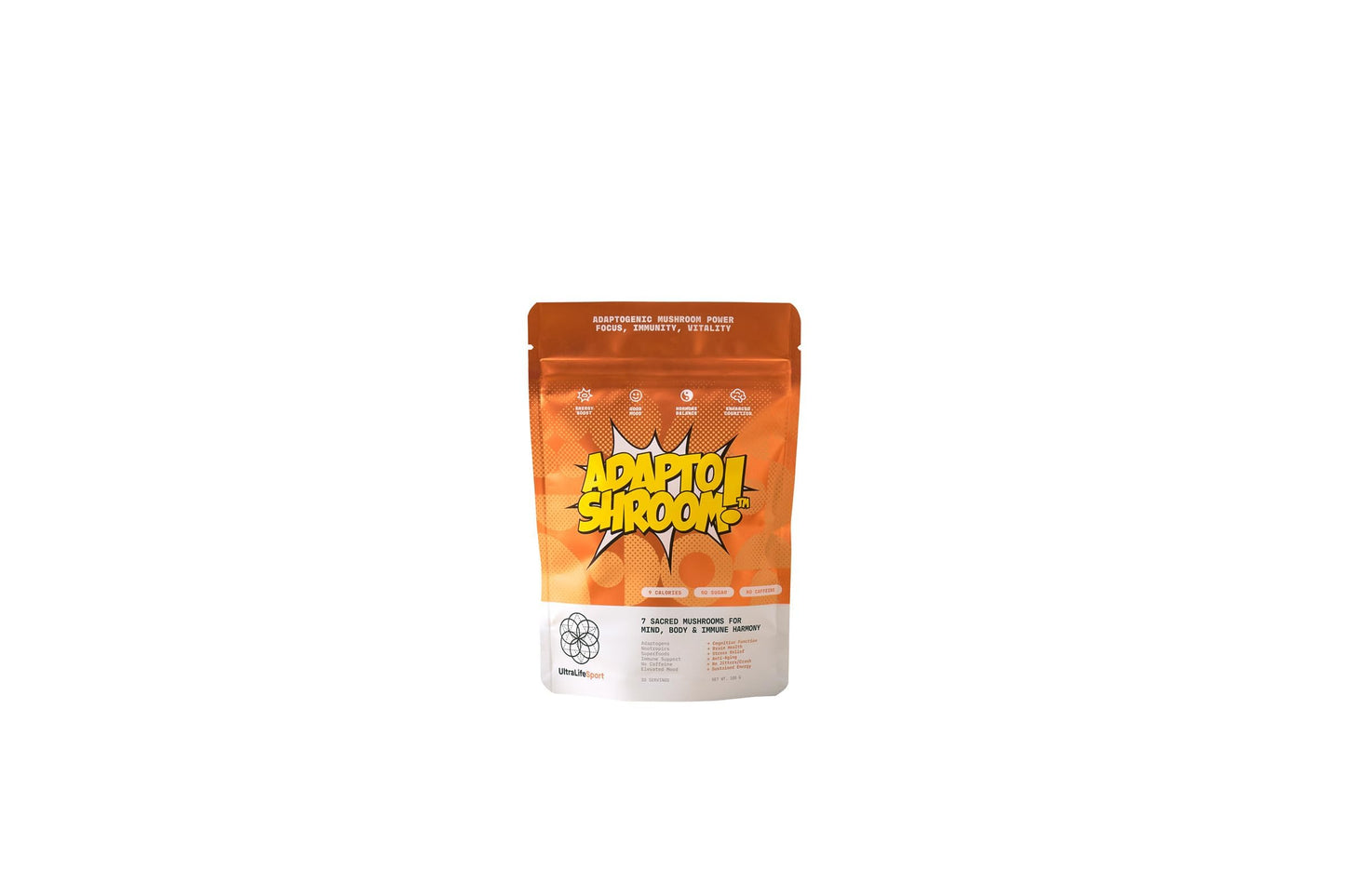 Ultra Life Sport AdaptoShroom 7 Adaptogenic Mushrooms Powder 3.52