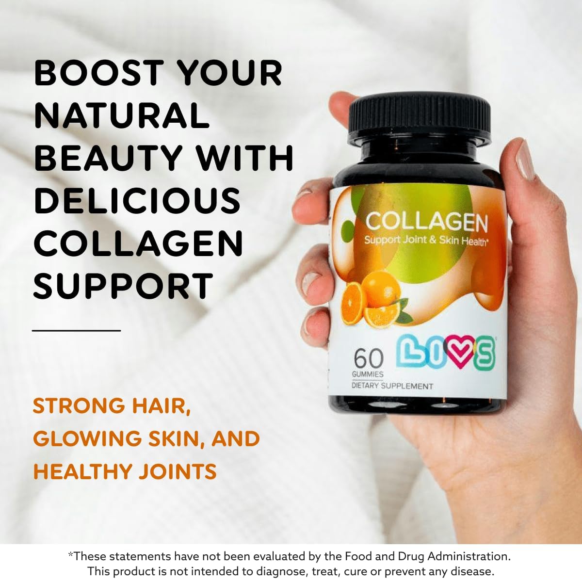 LIVS Marine Collagen Gummies, 60 Gummies