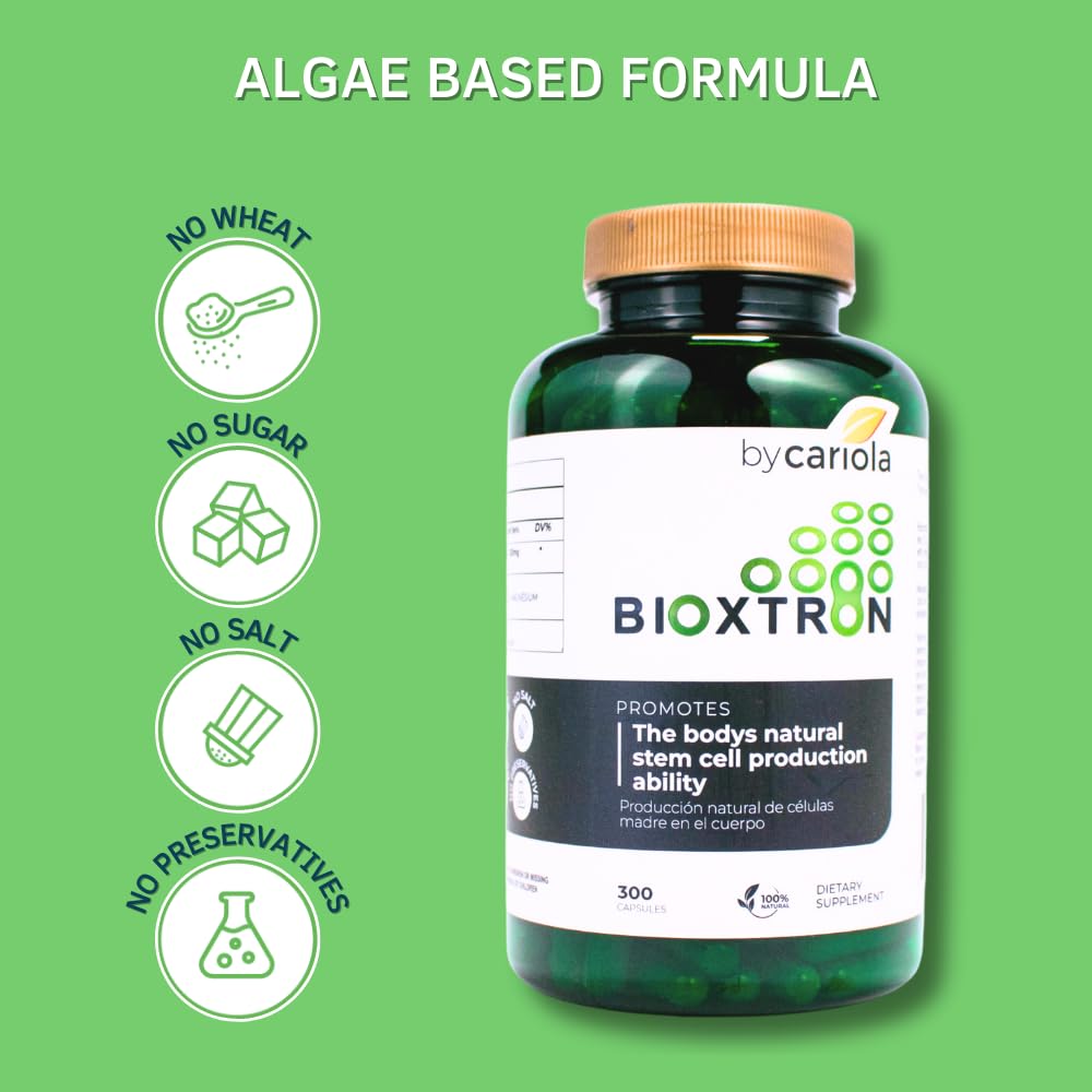 Bioxtron AFA Stem Cell Supplement Capsule, 300 Capsules