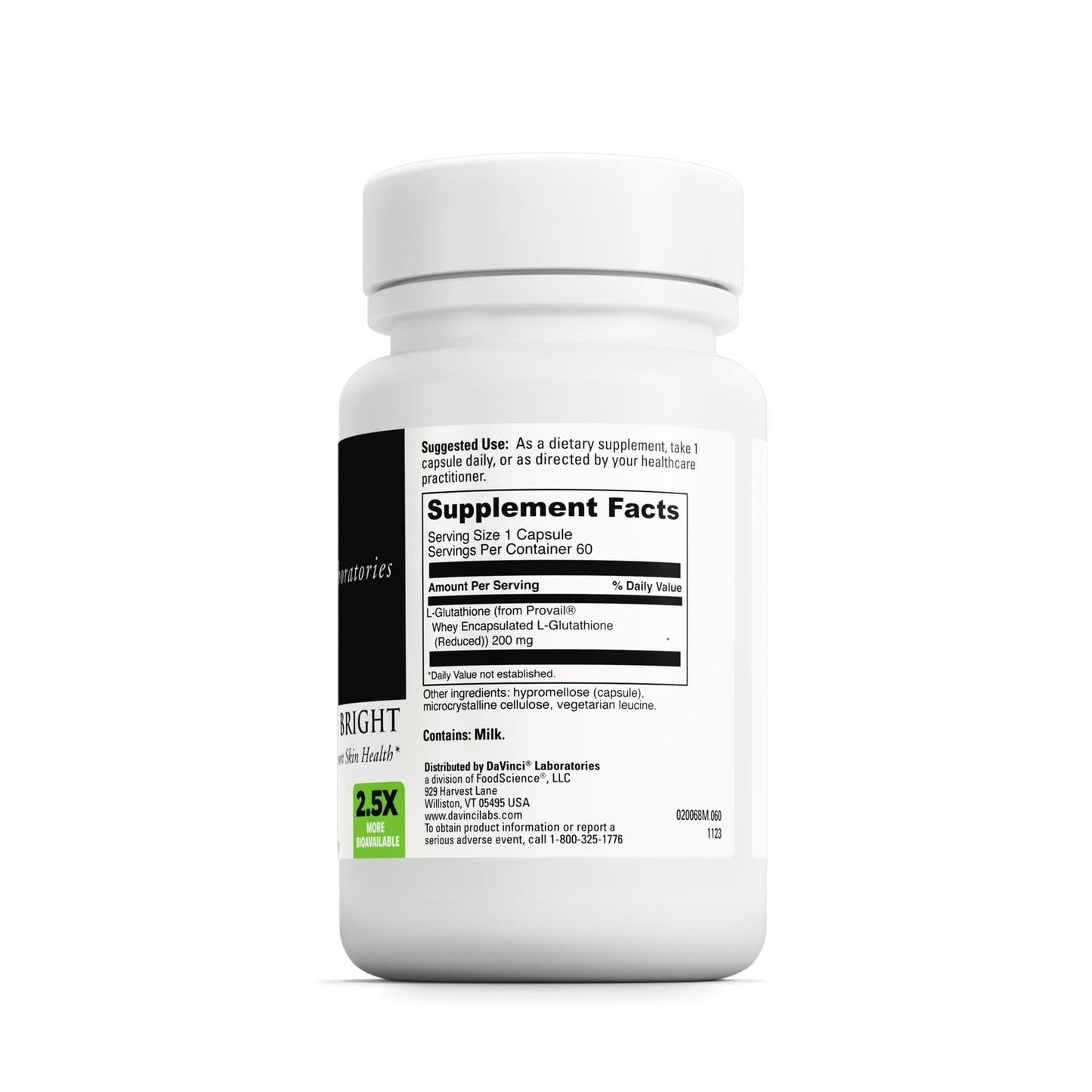 DAVINCI Glutathione Bright 60 Capsules